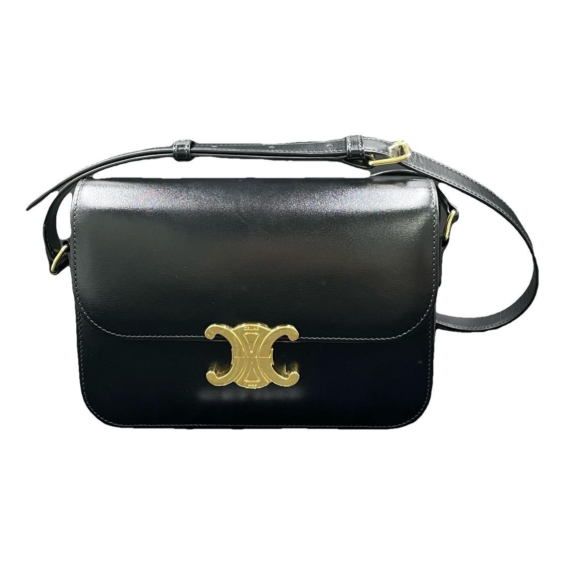 Triomphe leather handbag