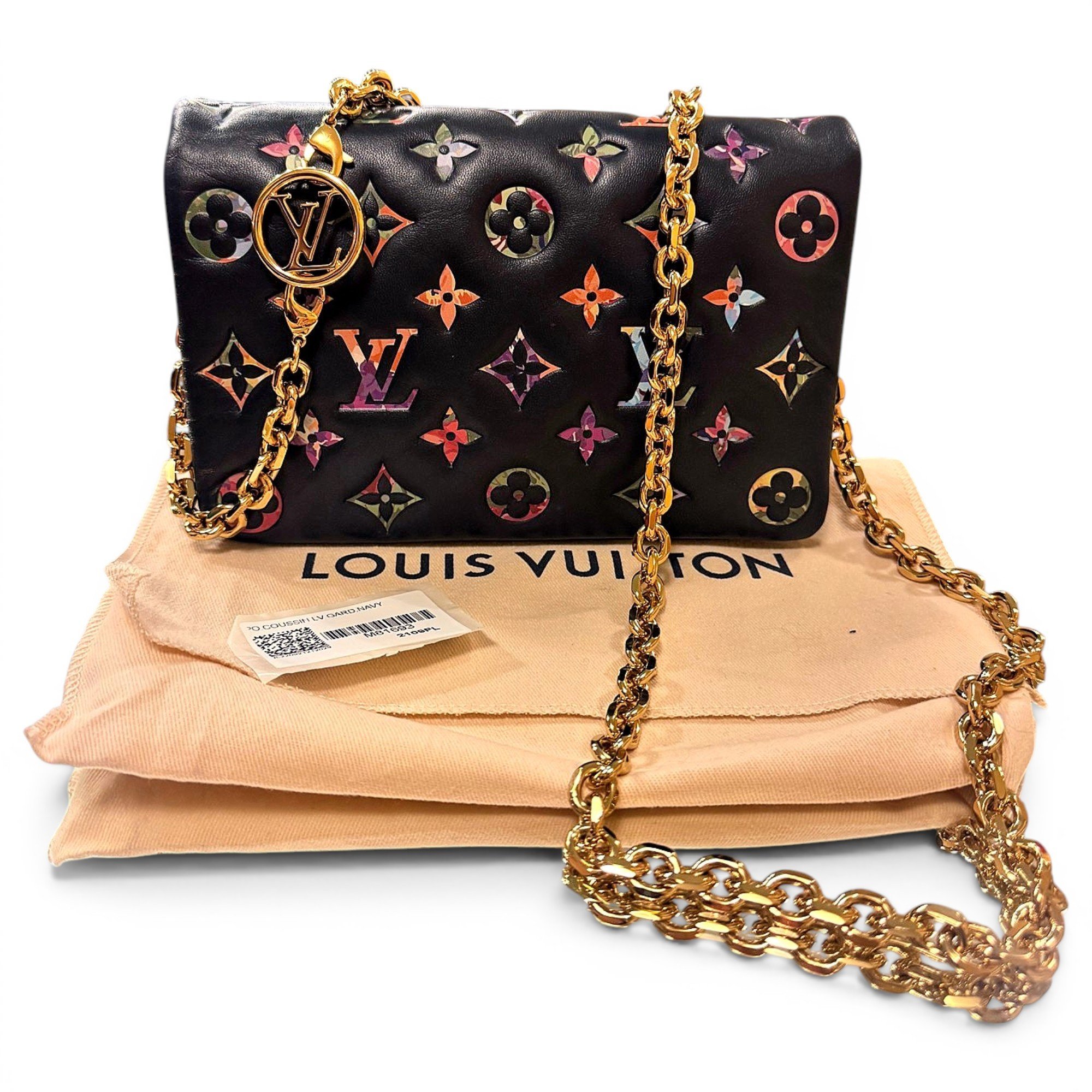 Coussin leather handbag