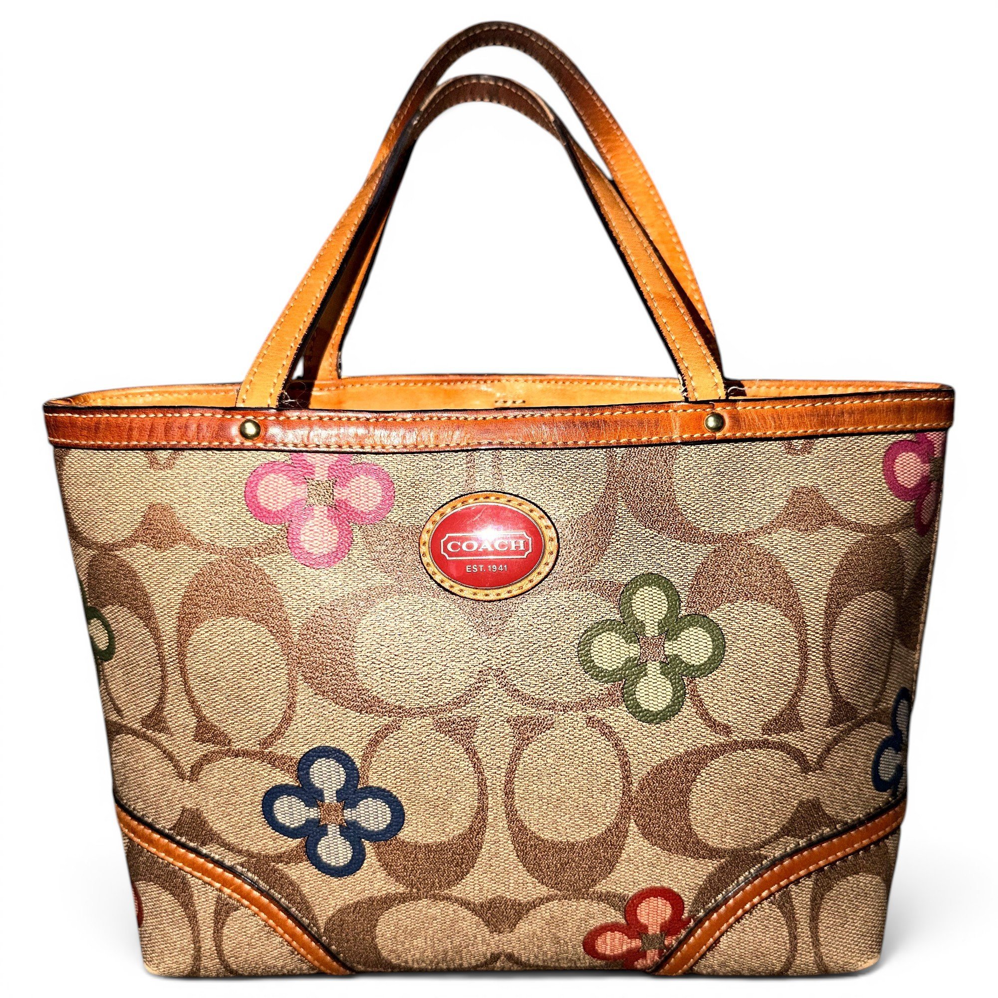Leather handbag