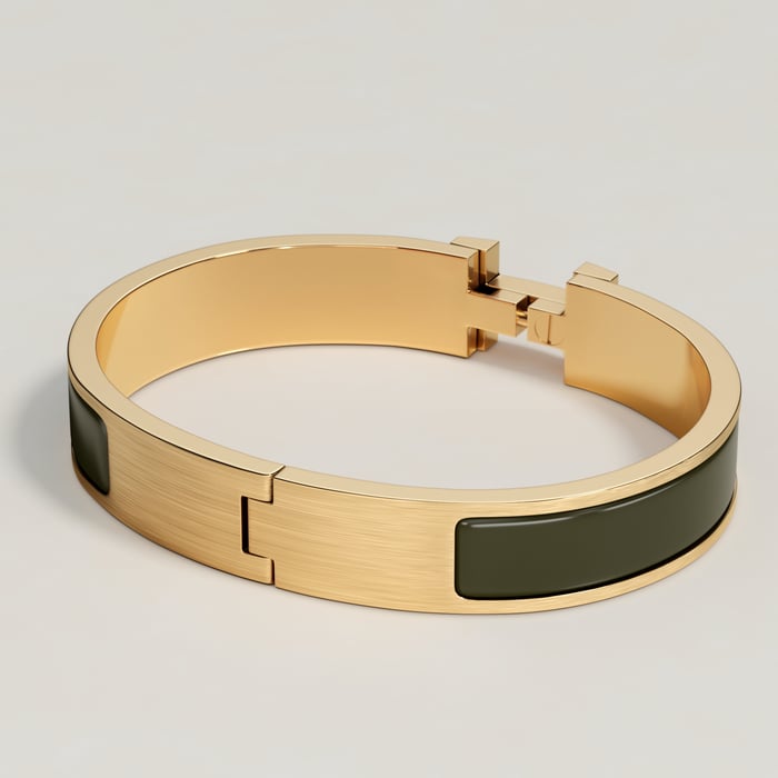 Vert De Gris Mat Clic Hh Bracelet