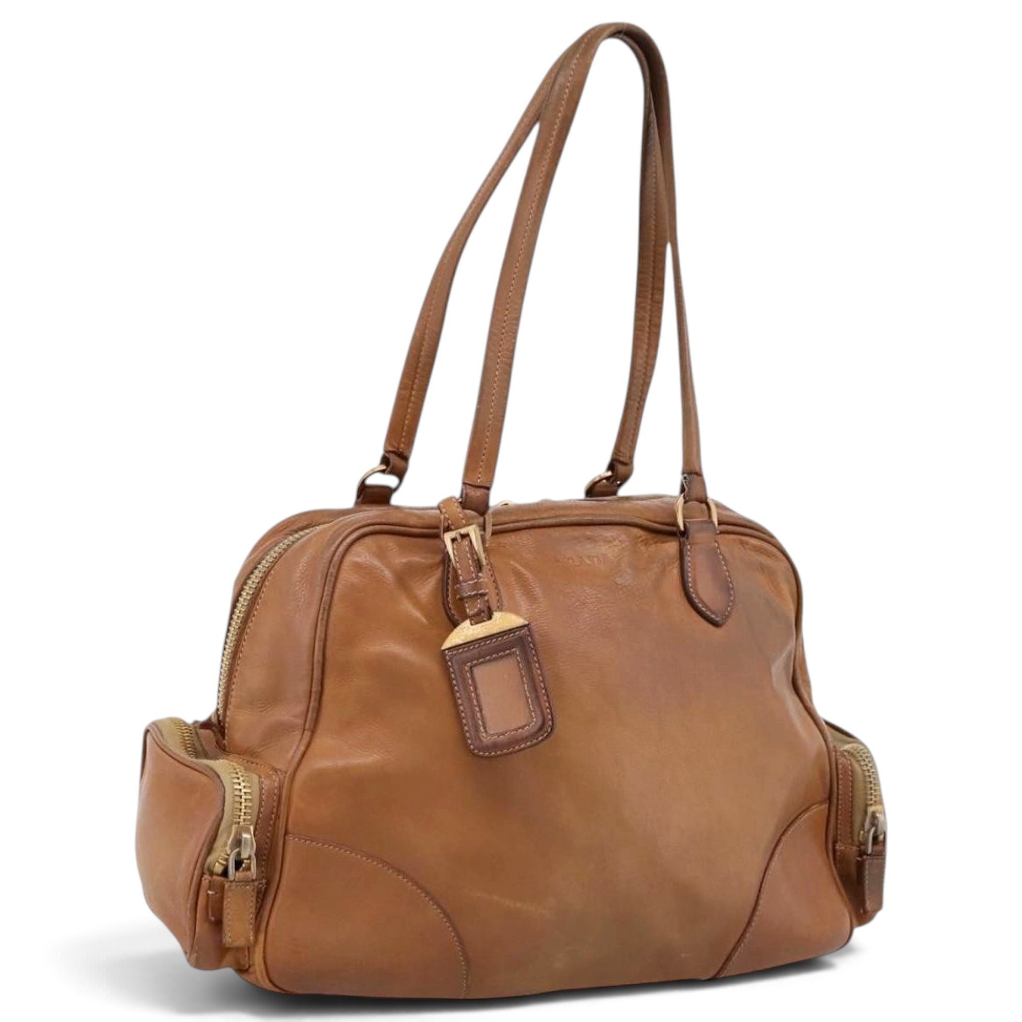 Leather tote