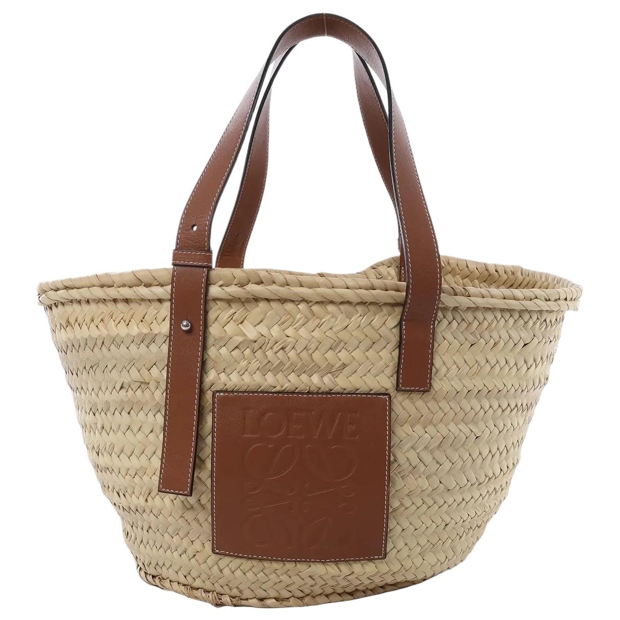 Anagram Basket leather handbag