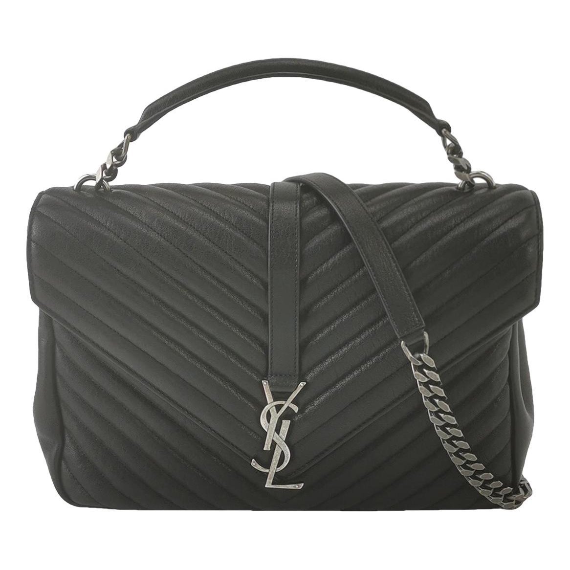 Collége monogramme leather handbag