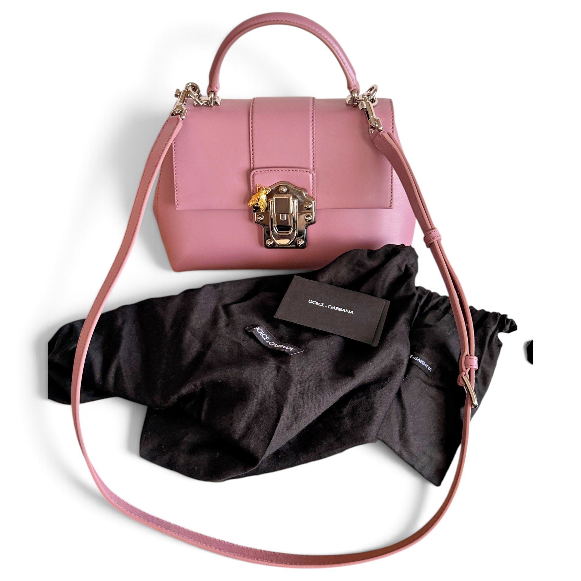 Lucia leather satchel