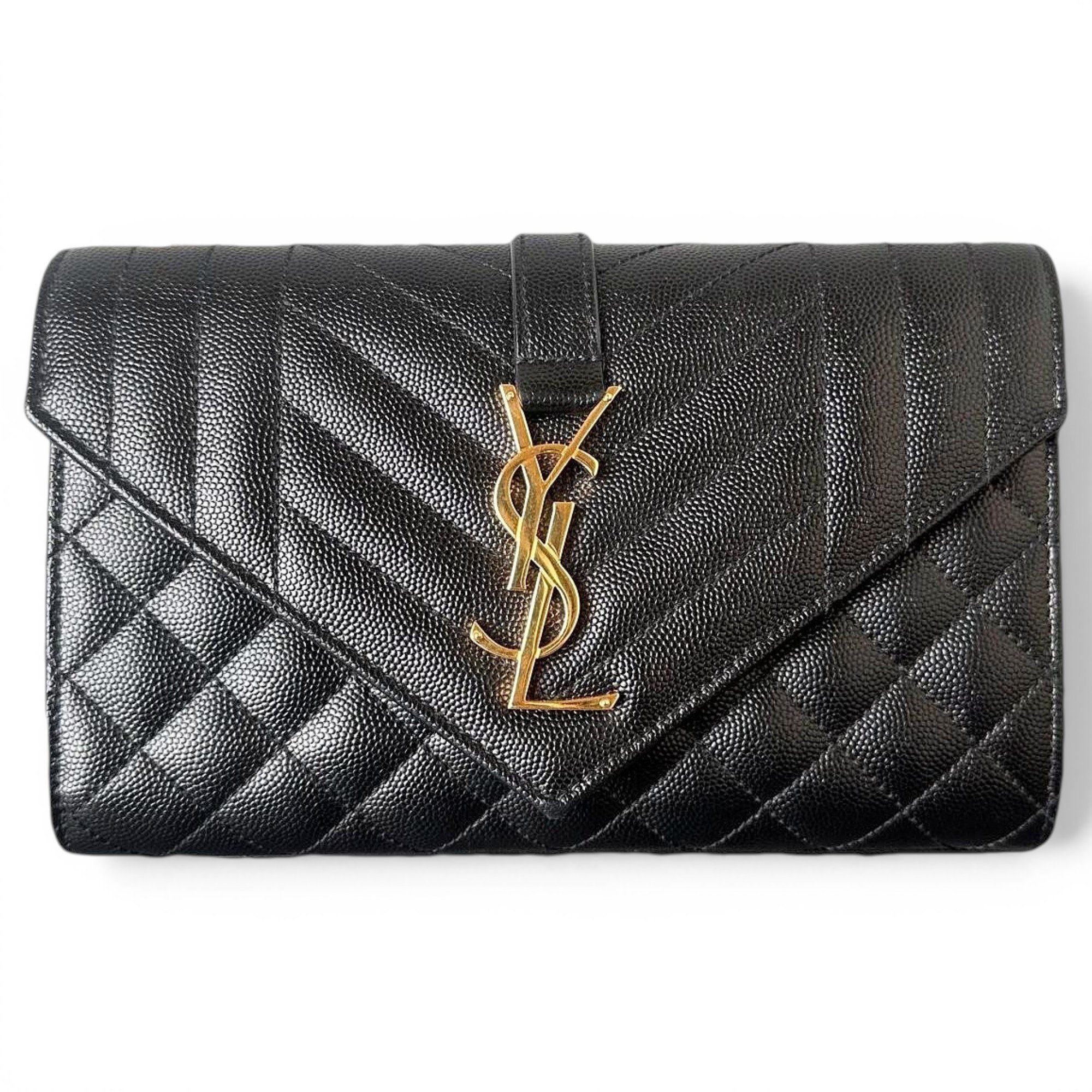 Envelope leather crossbody bag