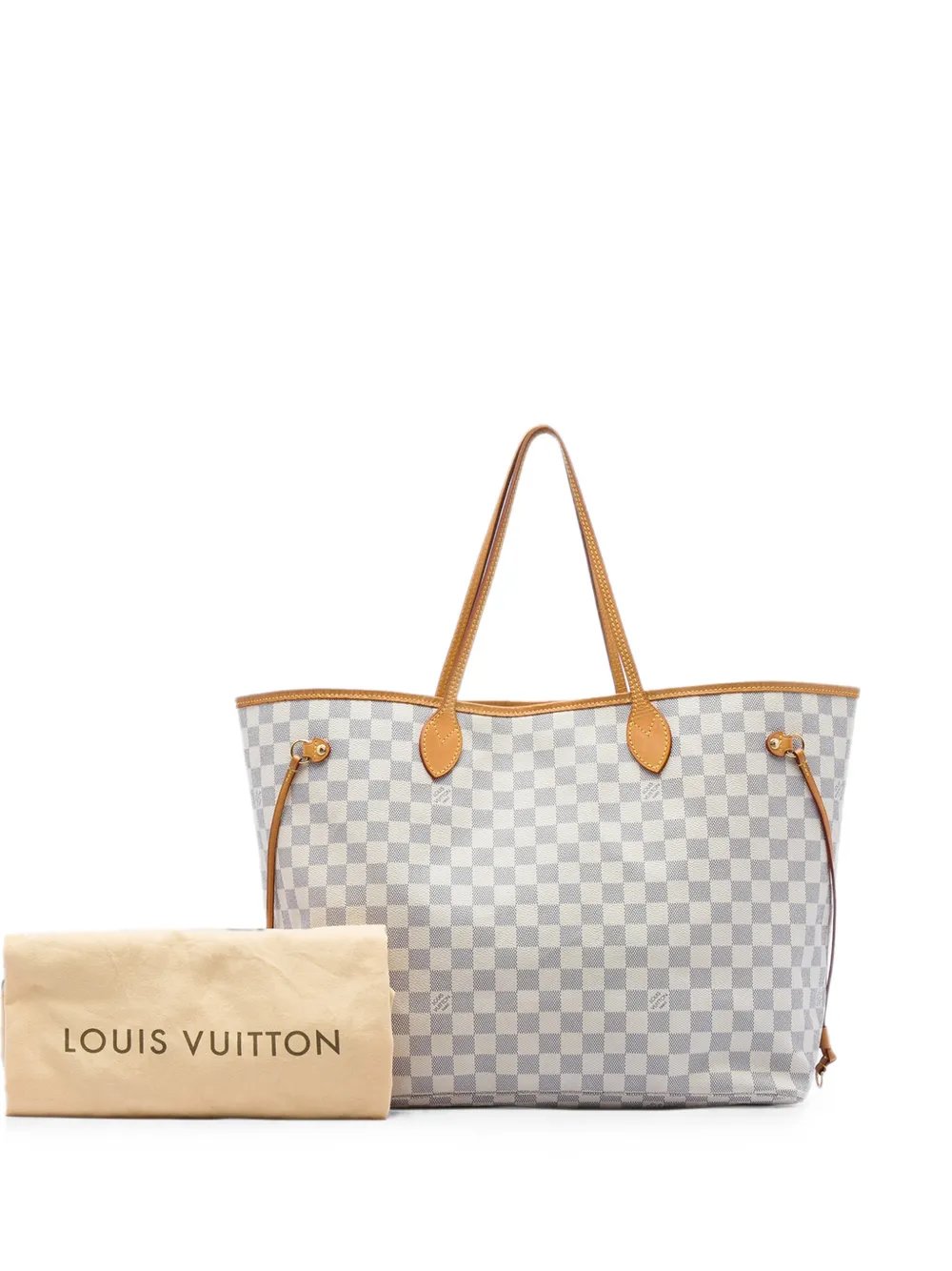2011 Damier Azur Neverfull GM tote bag