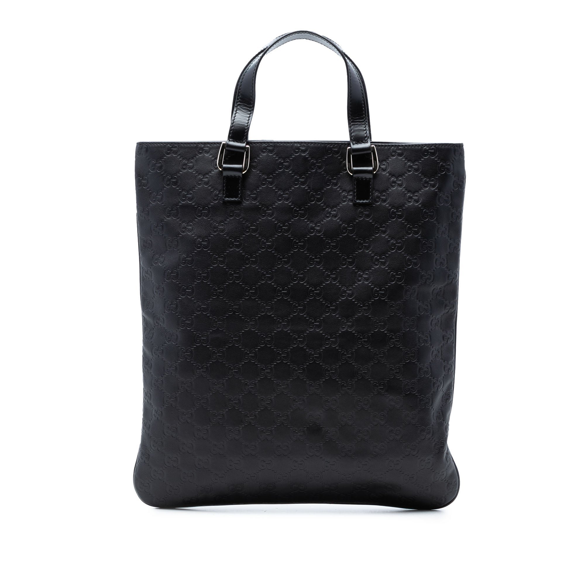 Leather tote