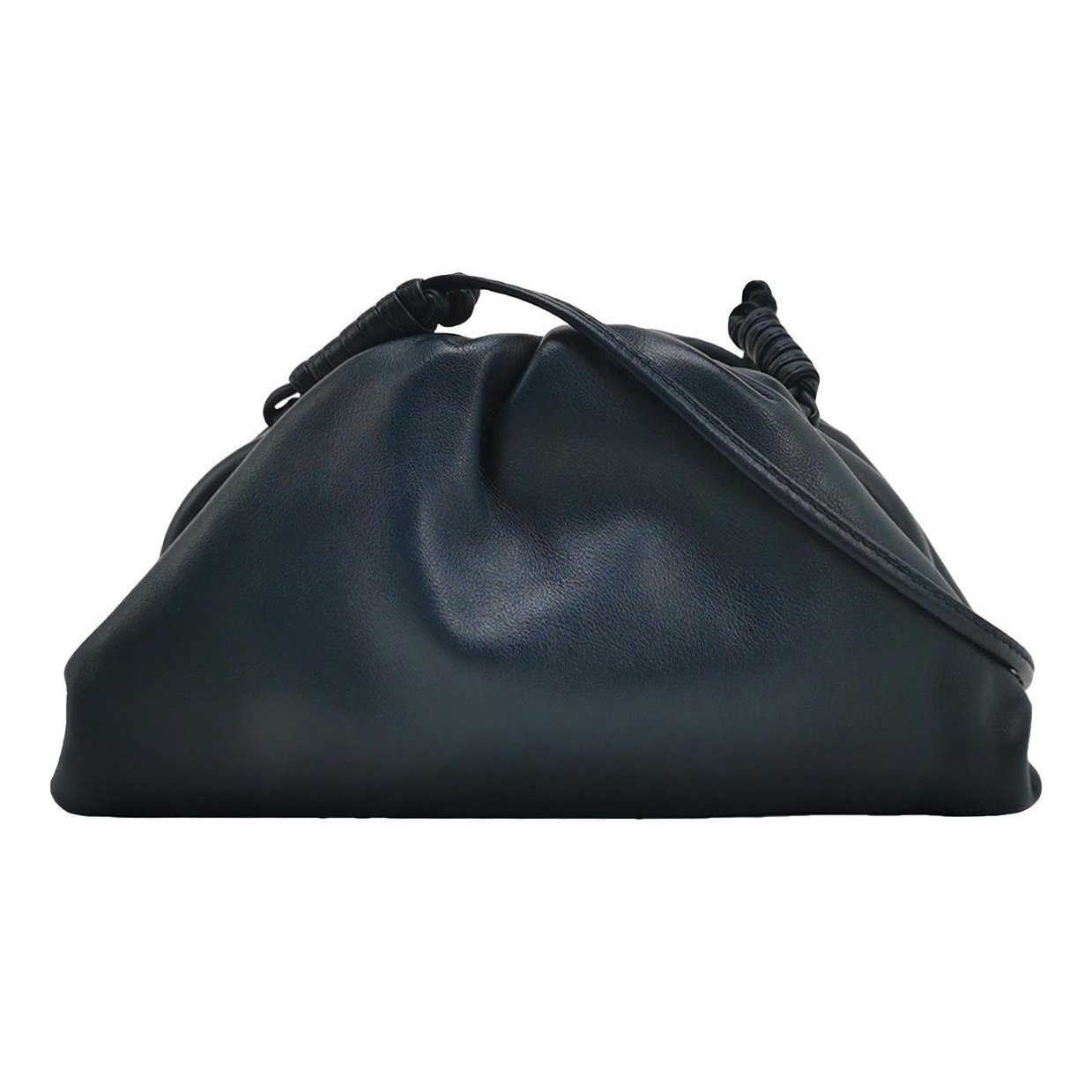 Pouch leather handbag