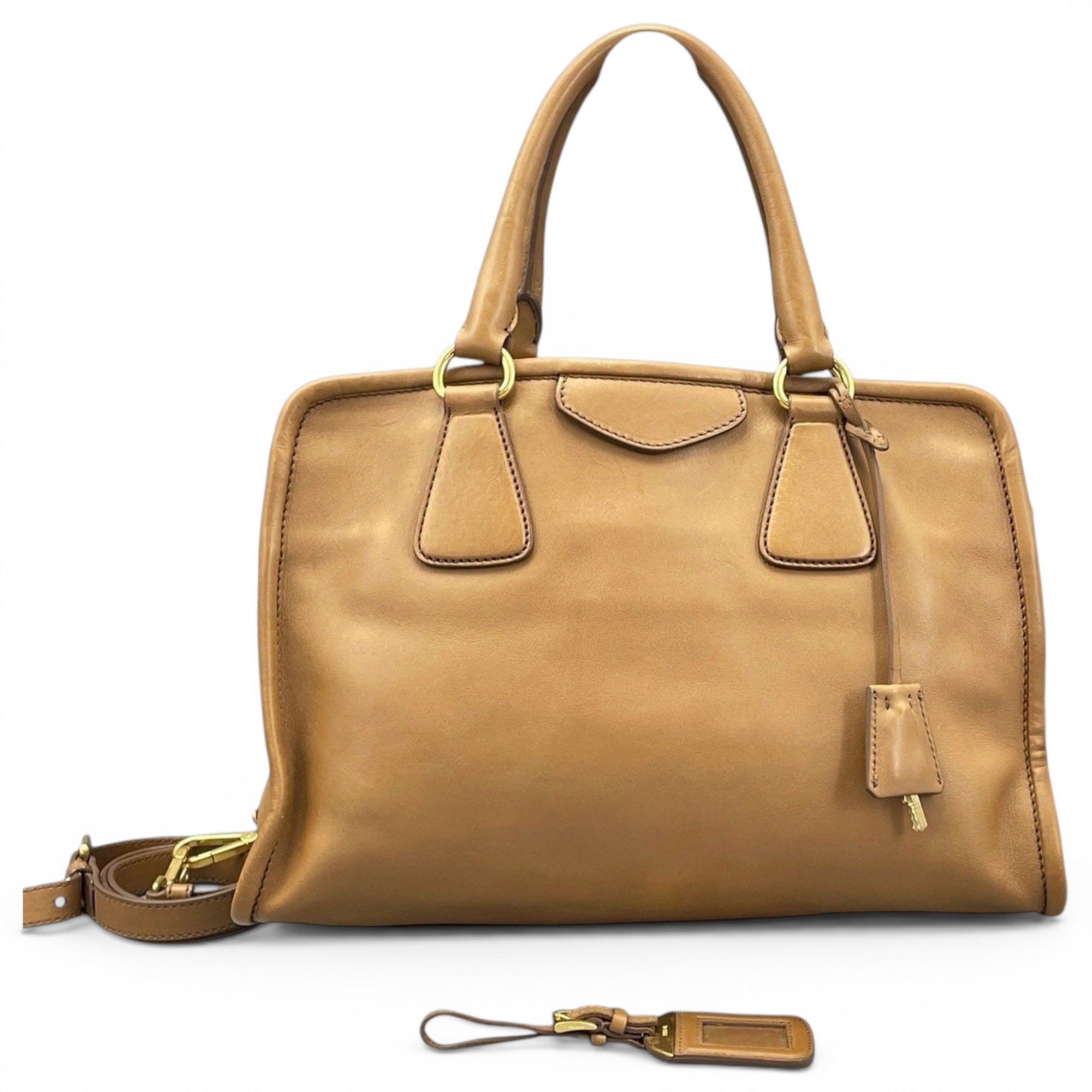 Leather handbag