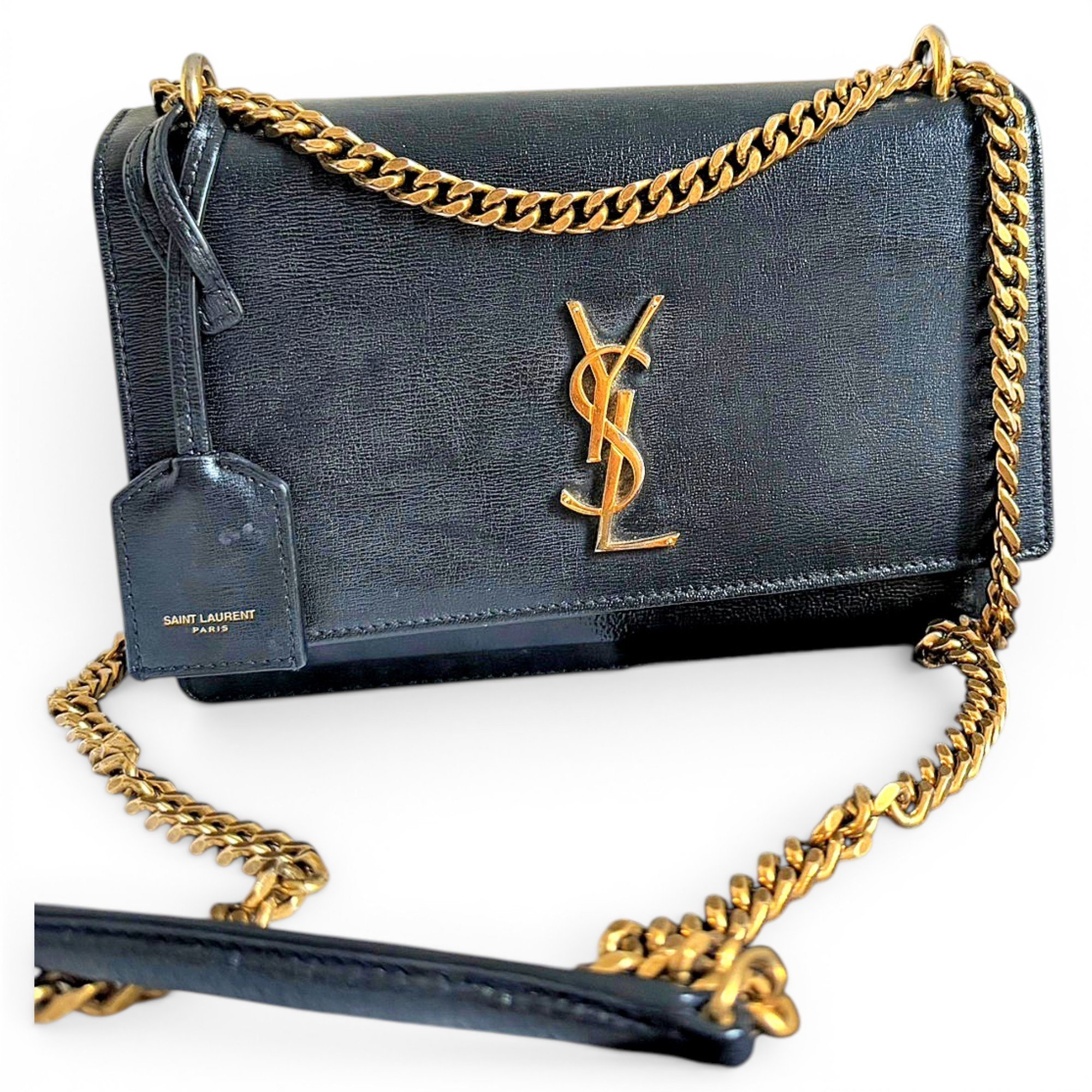 Sunset leather crossbody bag