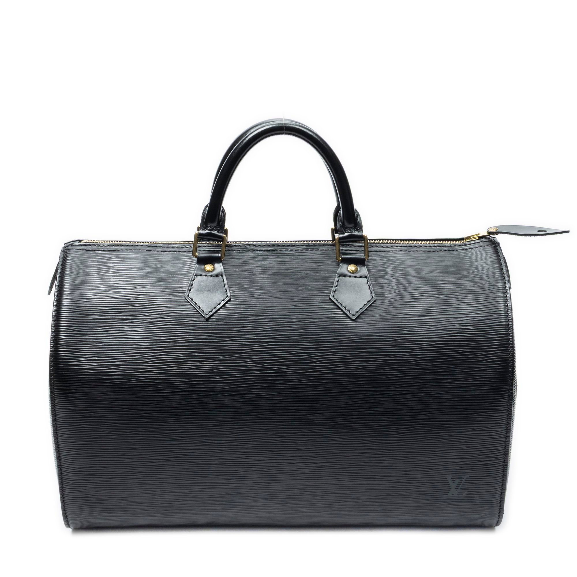 Speedy leather handbag