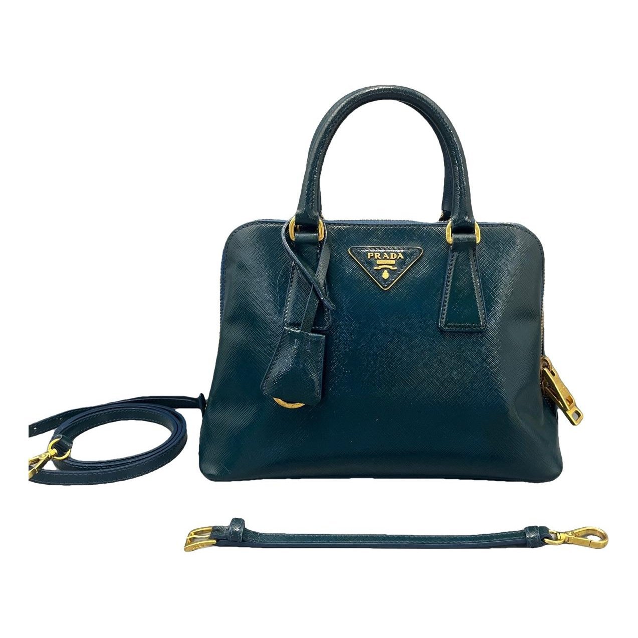Promenade leather handbag