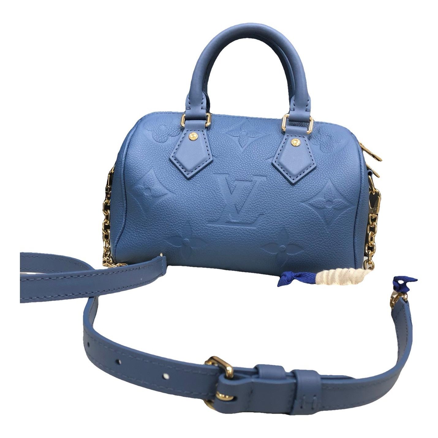 Speedy leather handbag