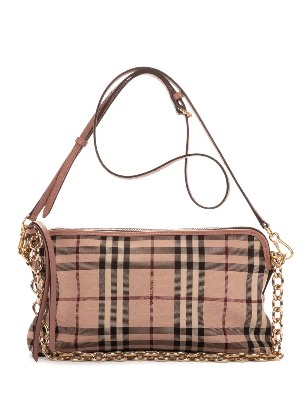 Sling check chain shoulder bag