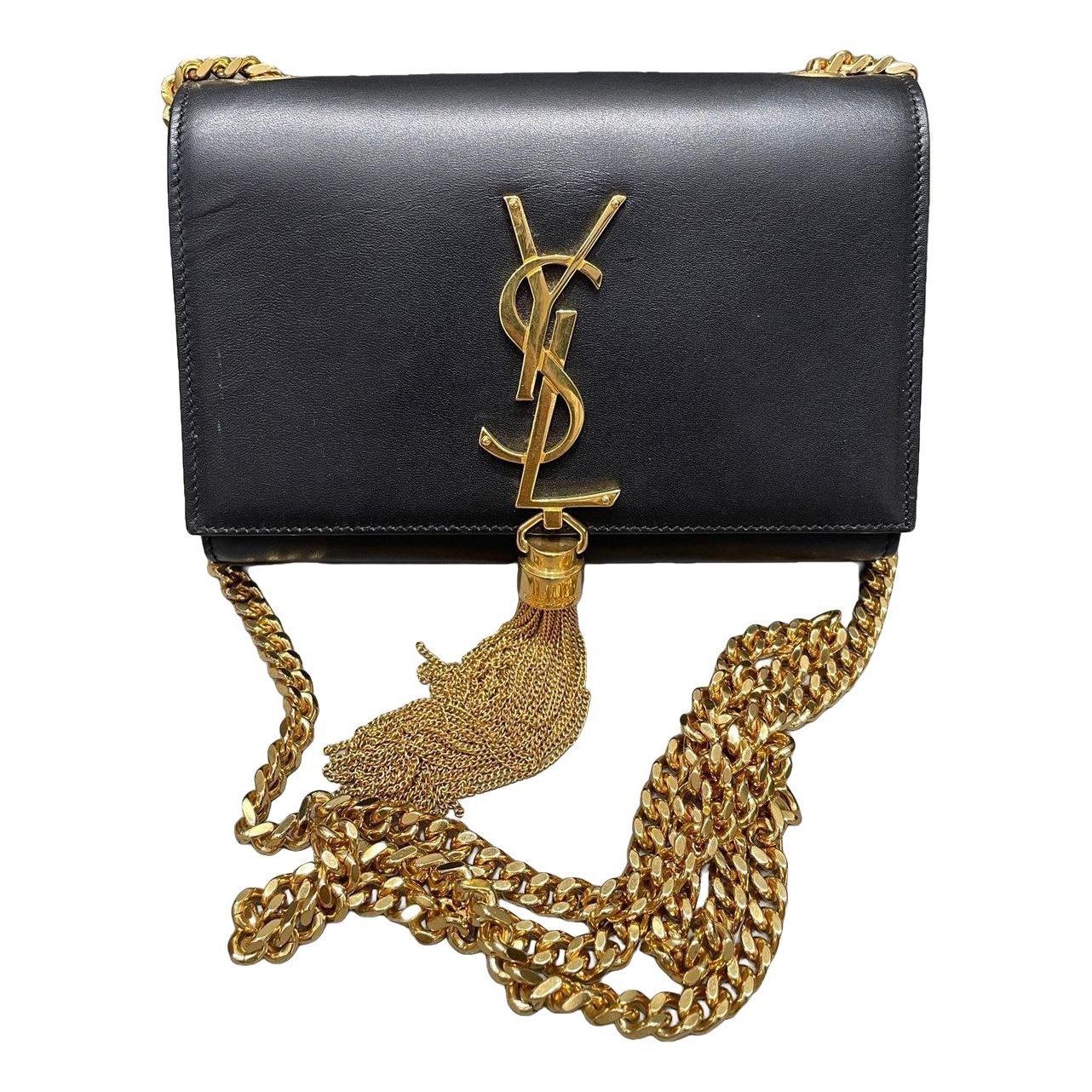 Pompom Kate leather handbag