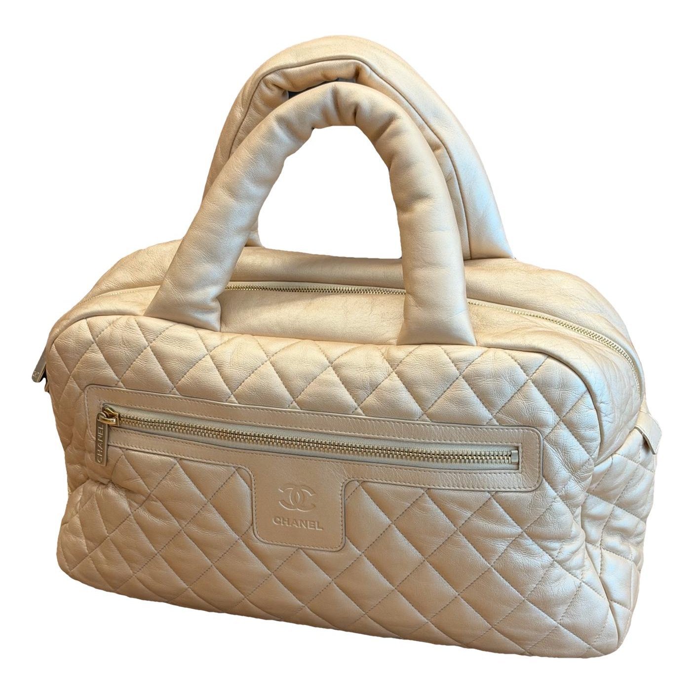 Cocoon leather handbag