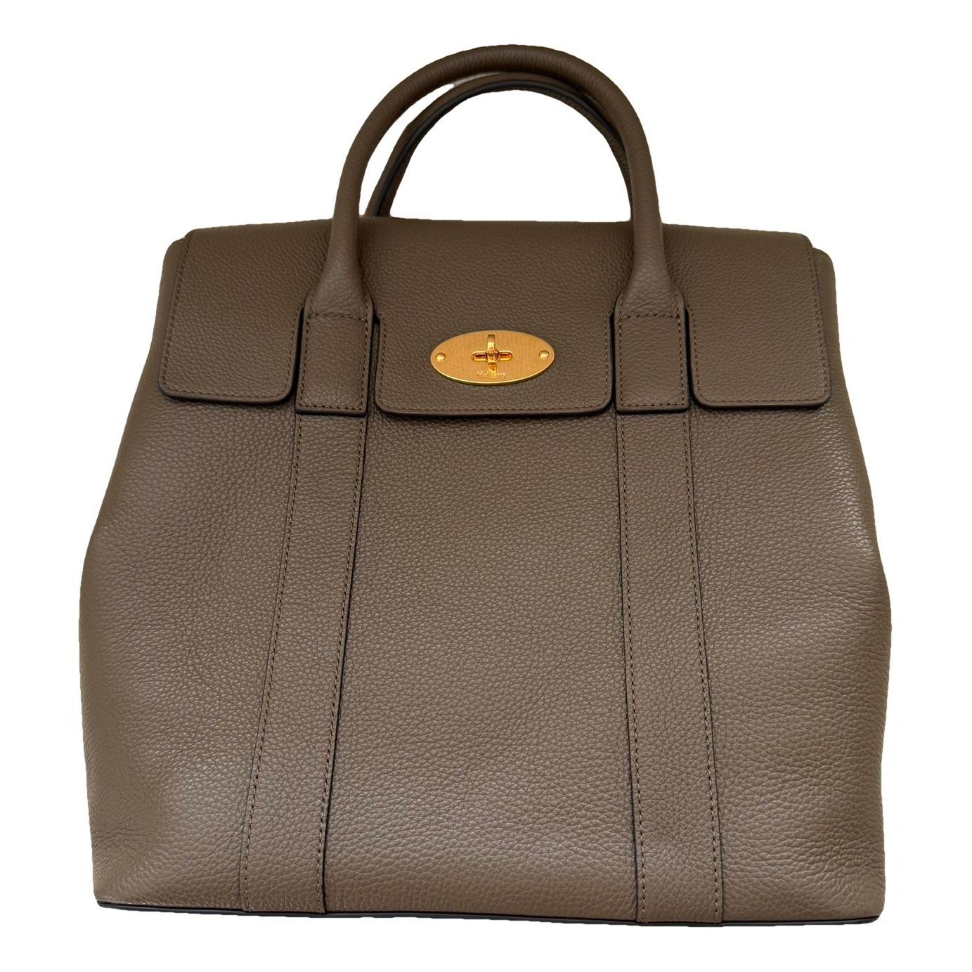 Leather backpack
