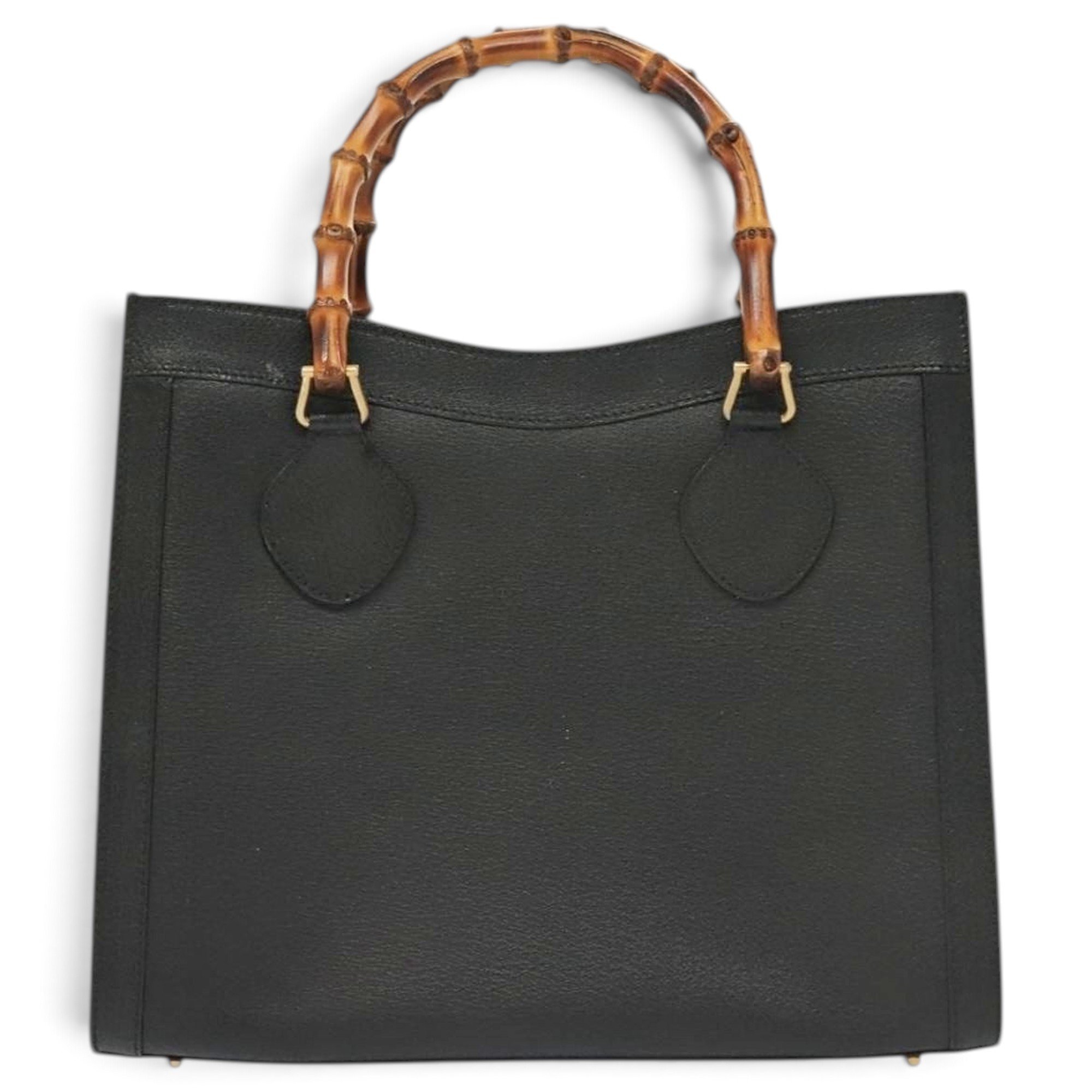 Bamboo leather handbag