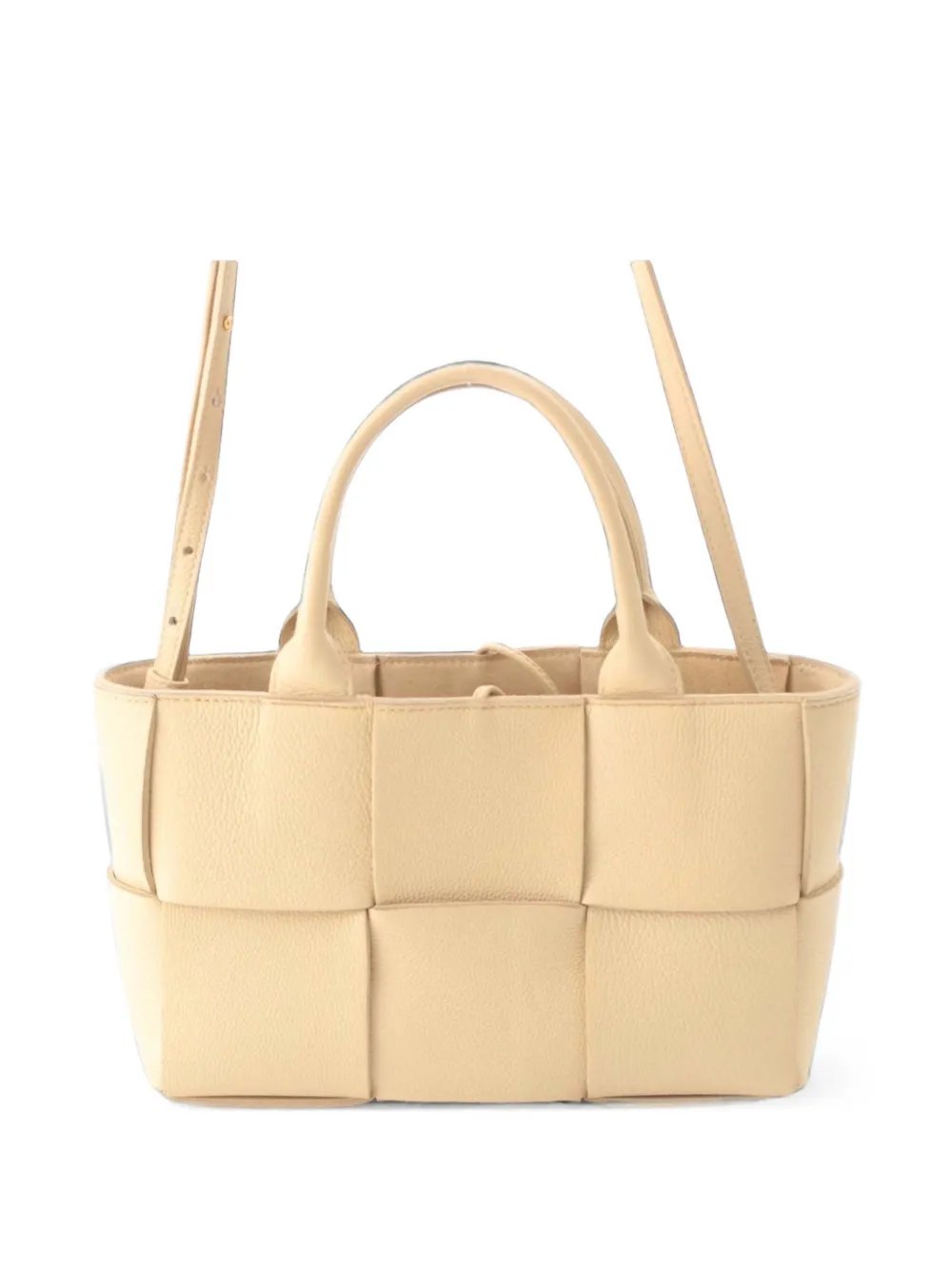Bottega Veneta 2012-2026 Small Lambskin Maxi Intreccio Arco Tote satchel