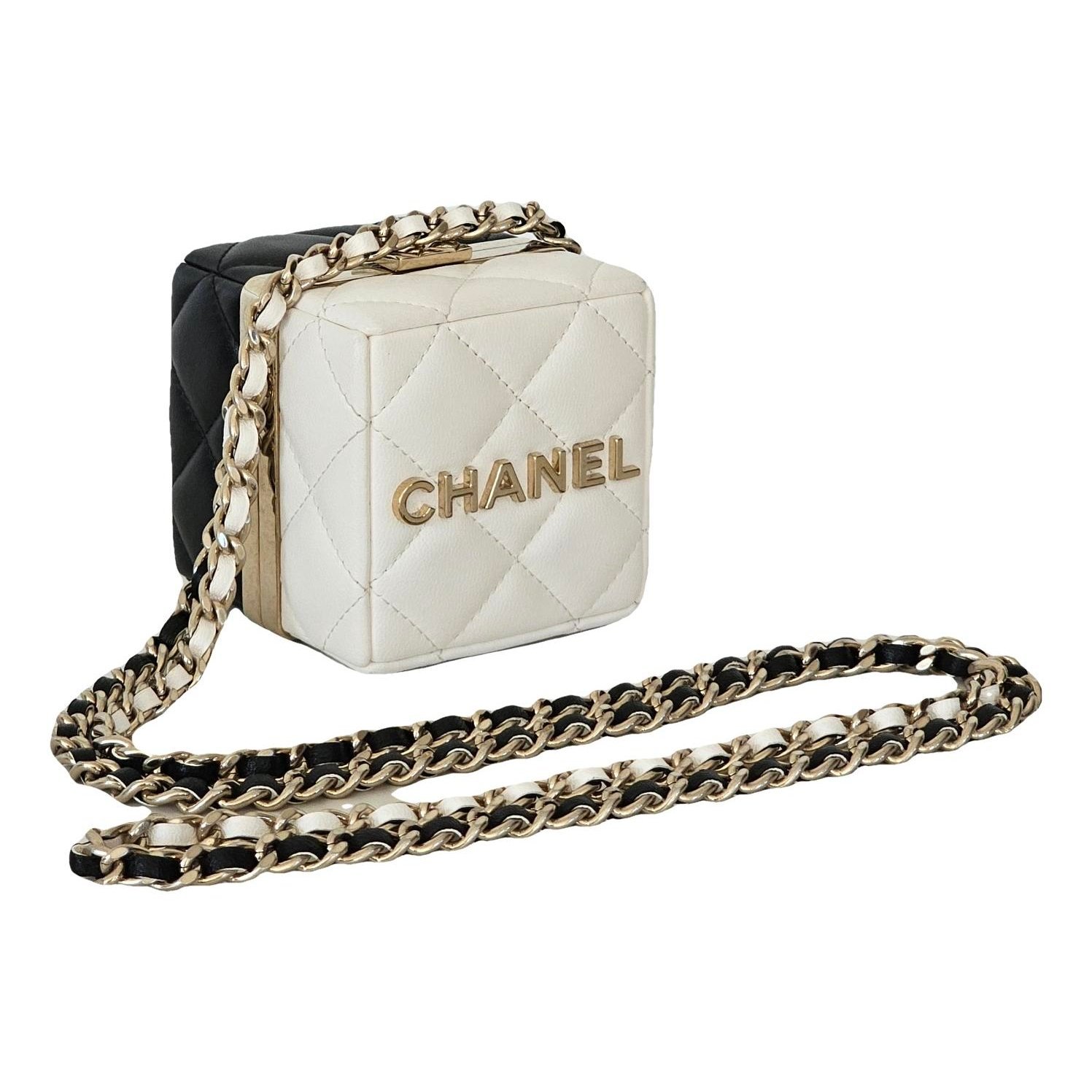Légo leather clutch bag
