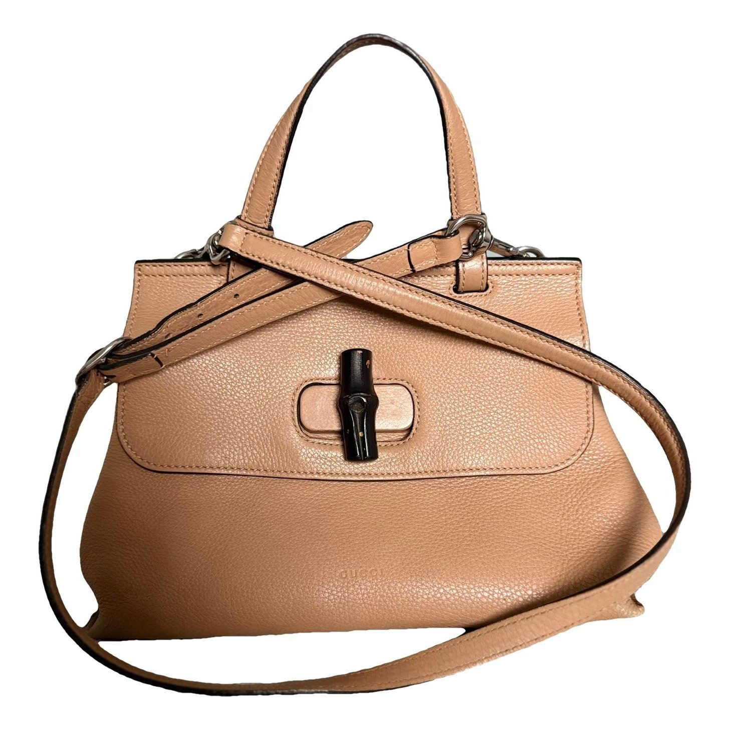 Bamboo Daily Top Handle leather handbag