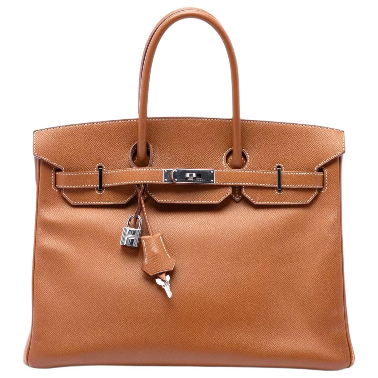 Birkin 35 leather handbag