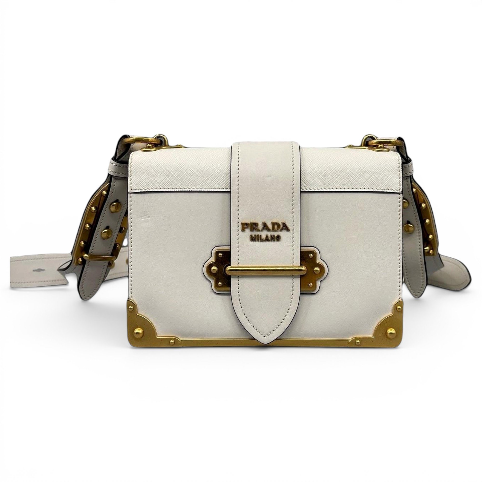 Cahier leather handbag