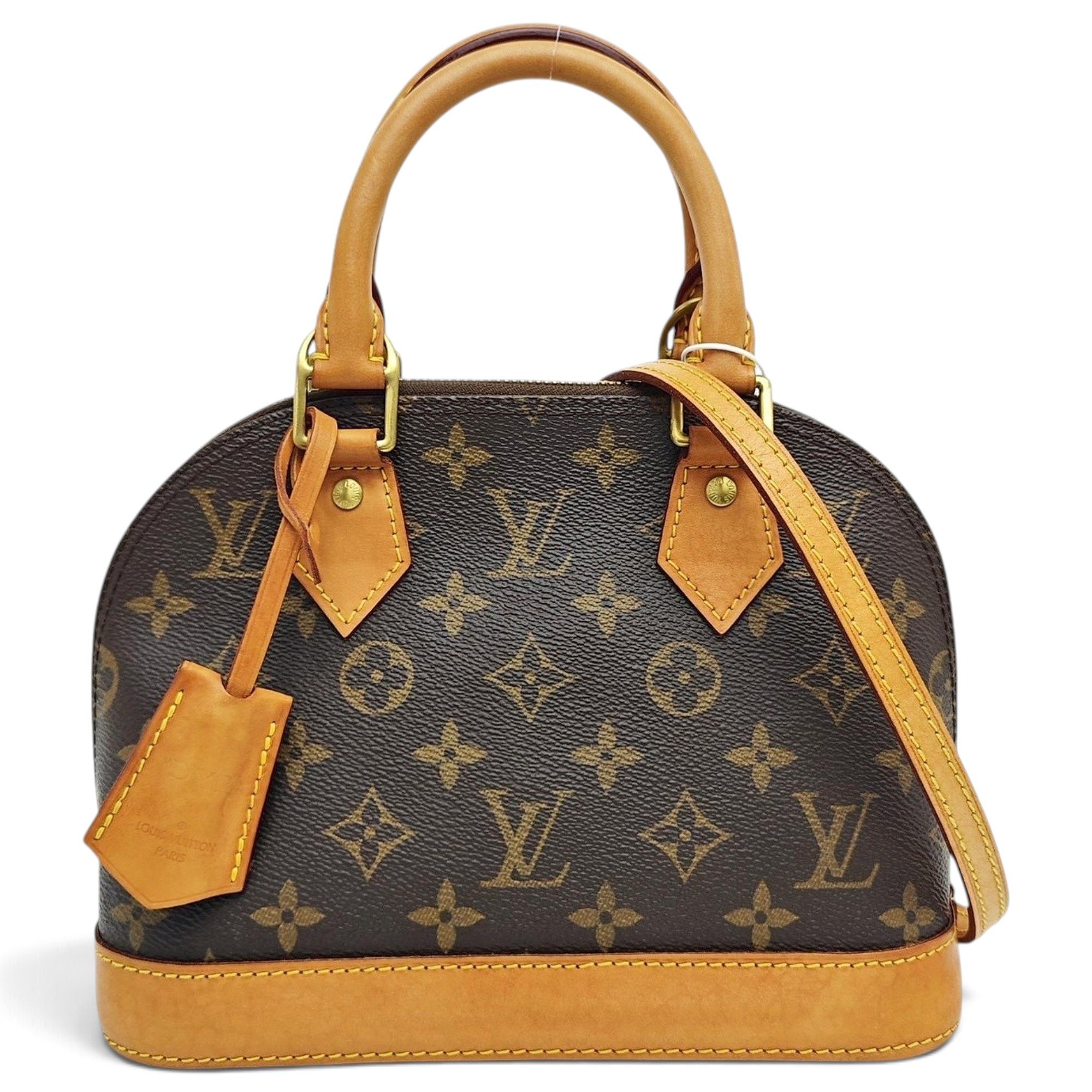 Alma leather handbag