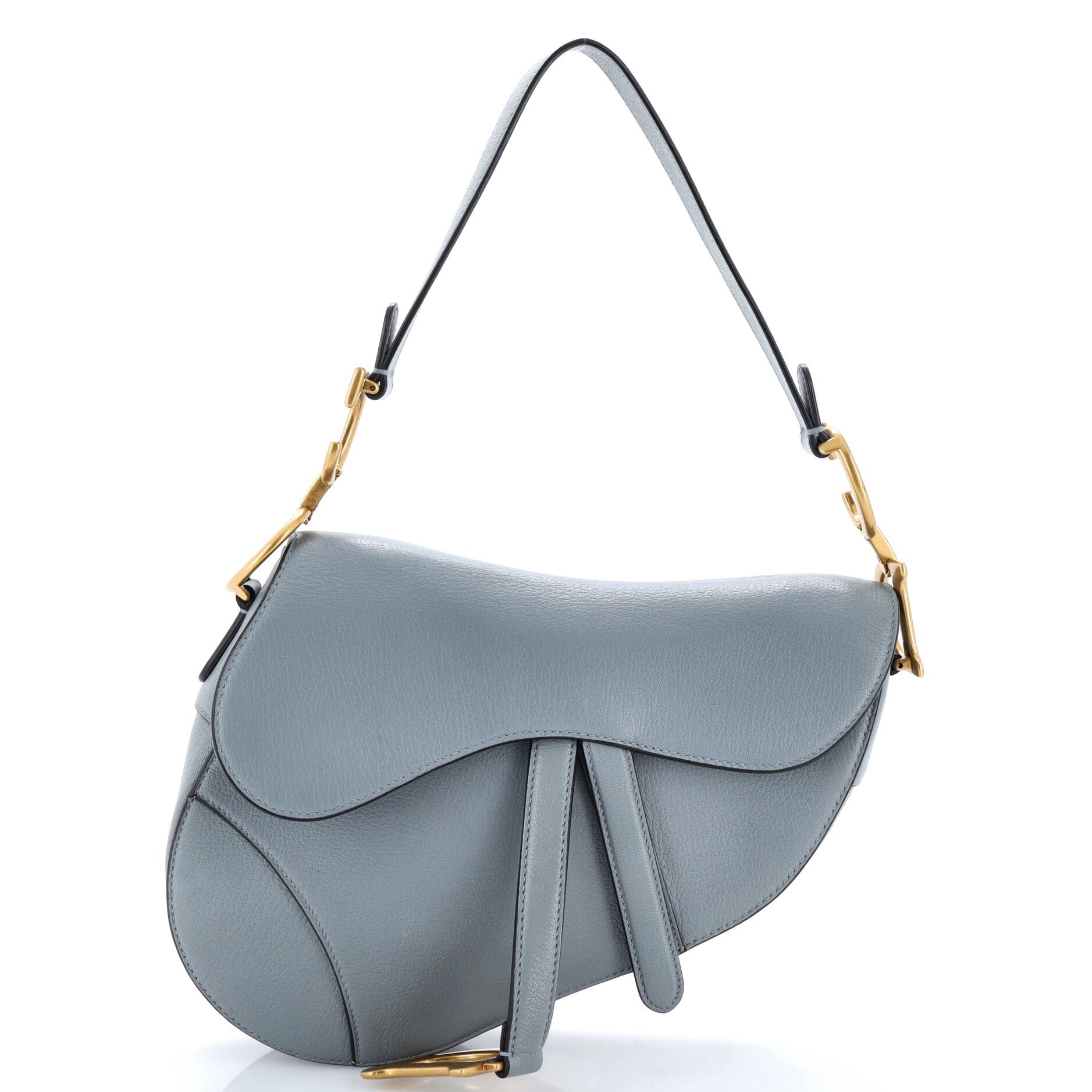 Saddle Handbag Leather Medium