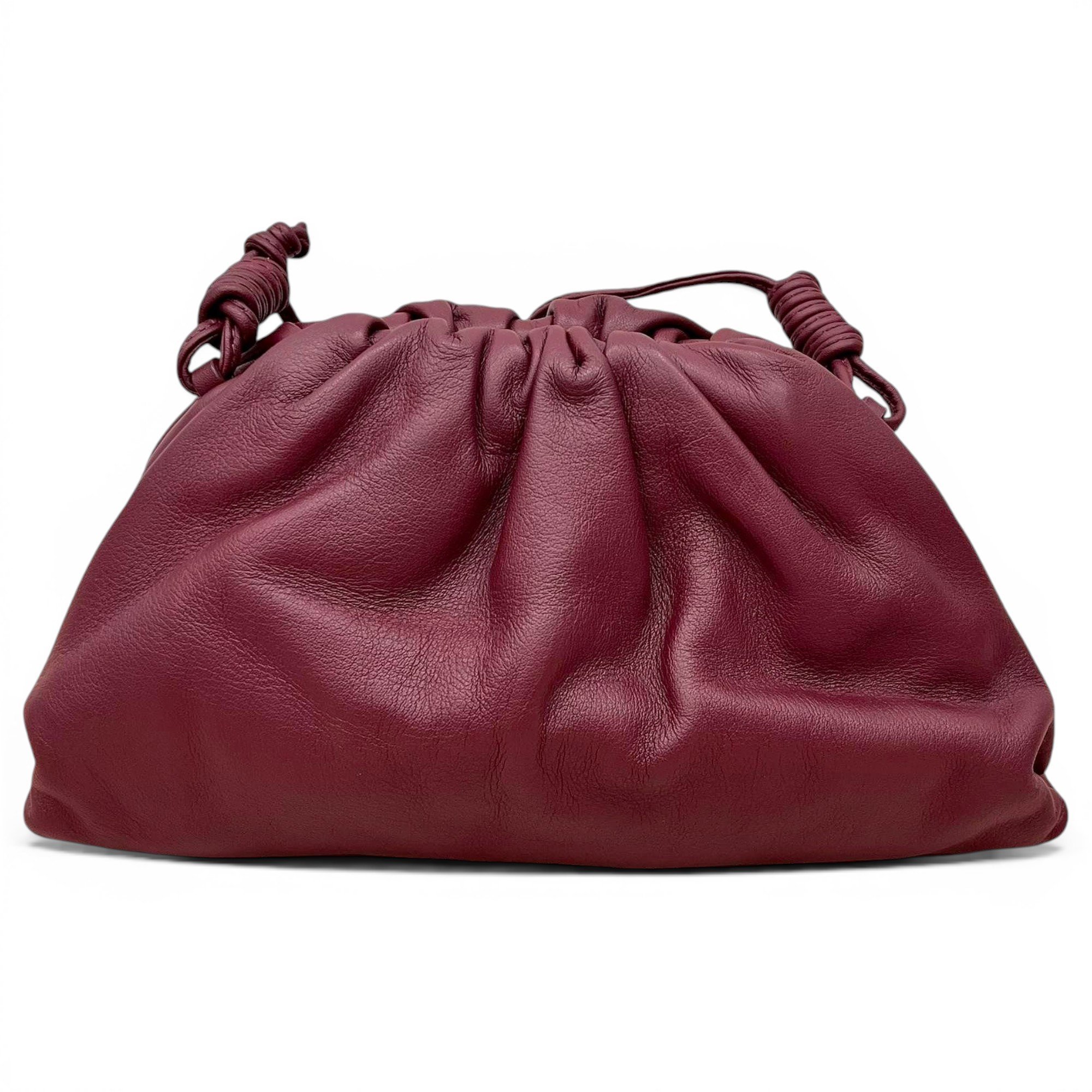 Pouch leather handbag