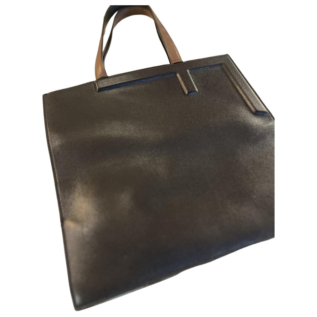 Leather tote