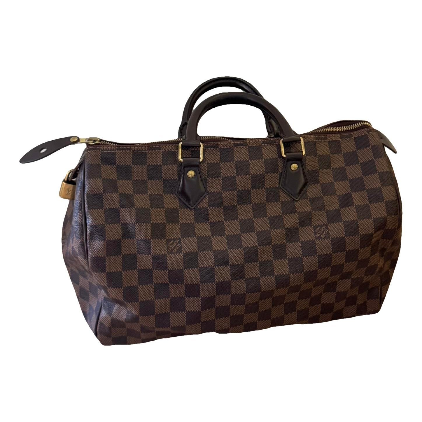 Speedy leather handbag