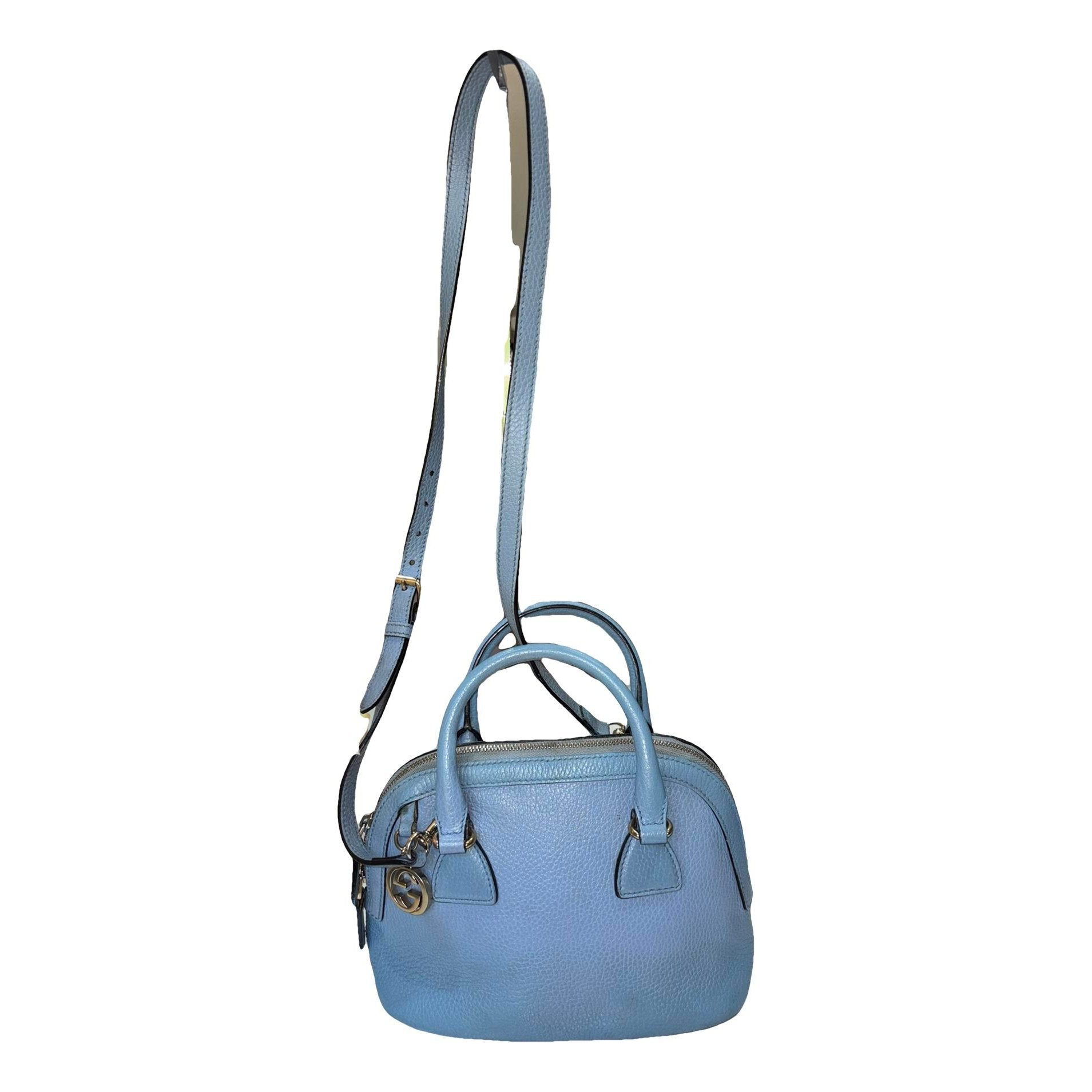 Dôme leather handbag