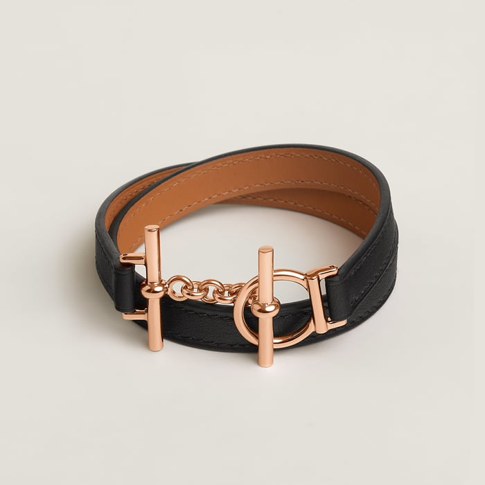 Noir Croisiere Double Tour Bracelet