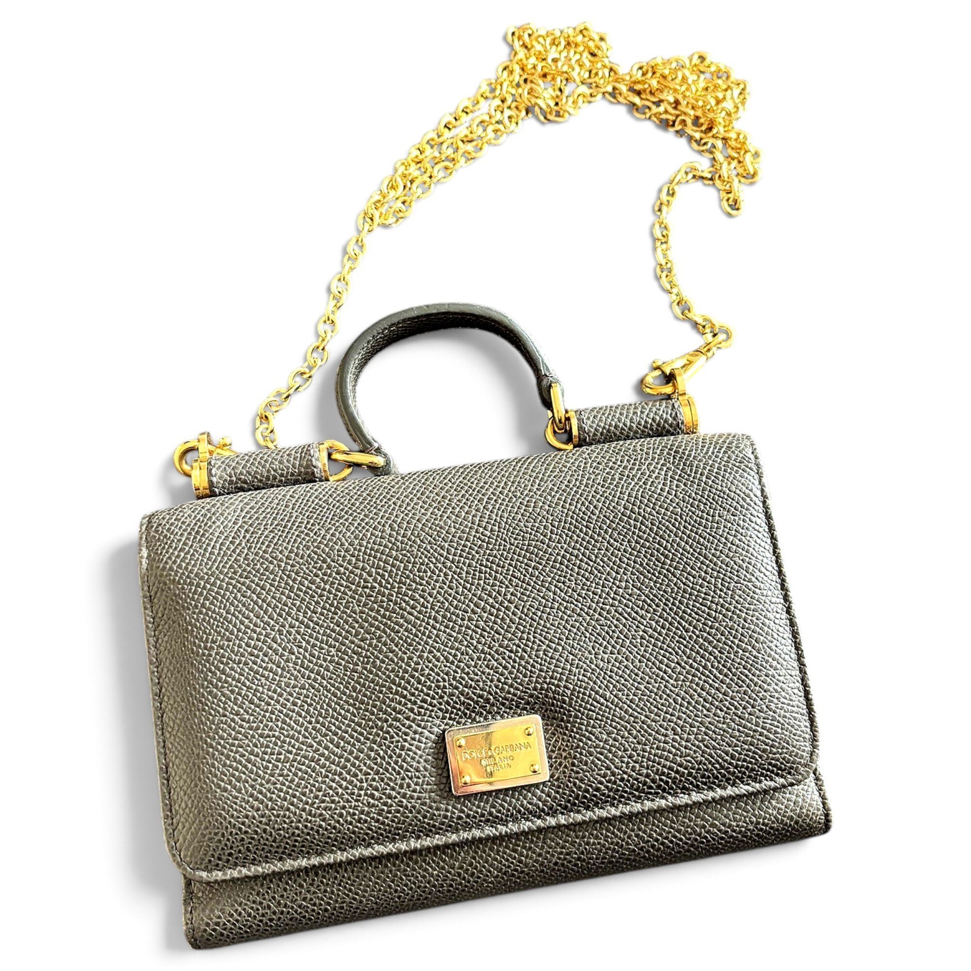 Dolce & Gabbana Sicily leather mini bag