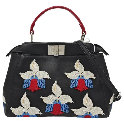 Peekaboo leather handbag