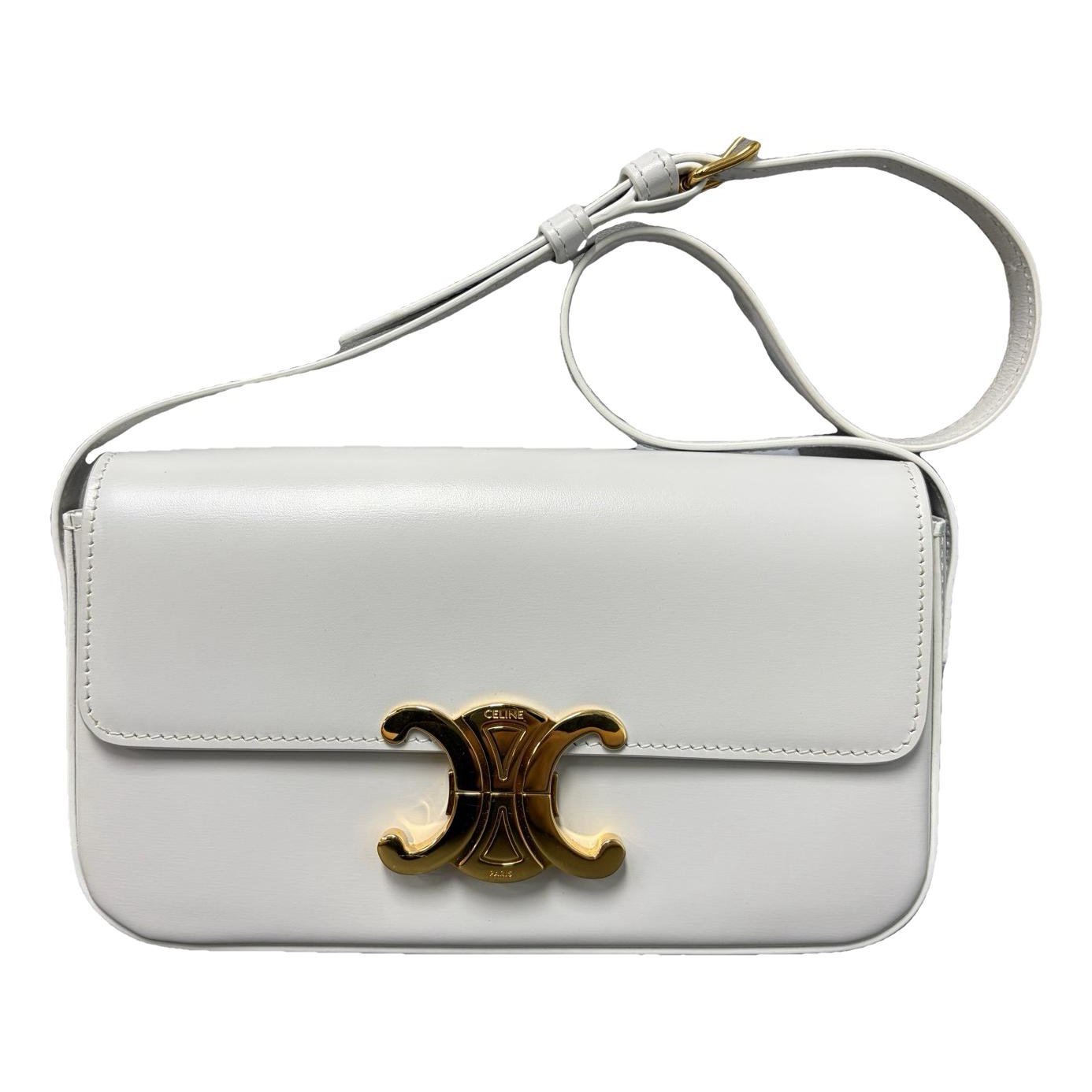 Triomphe Long leather handbag