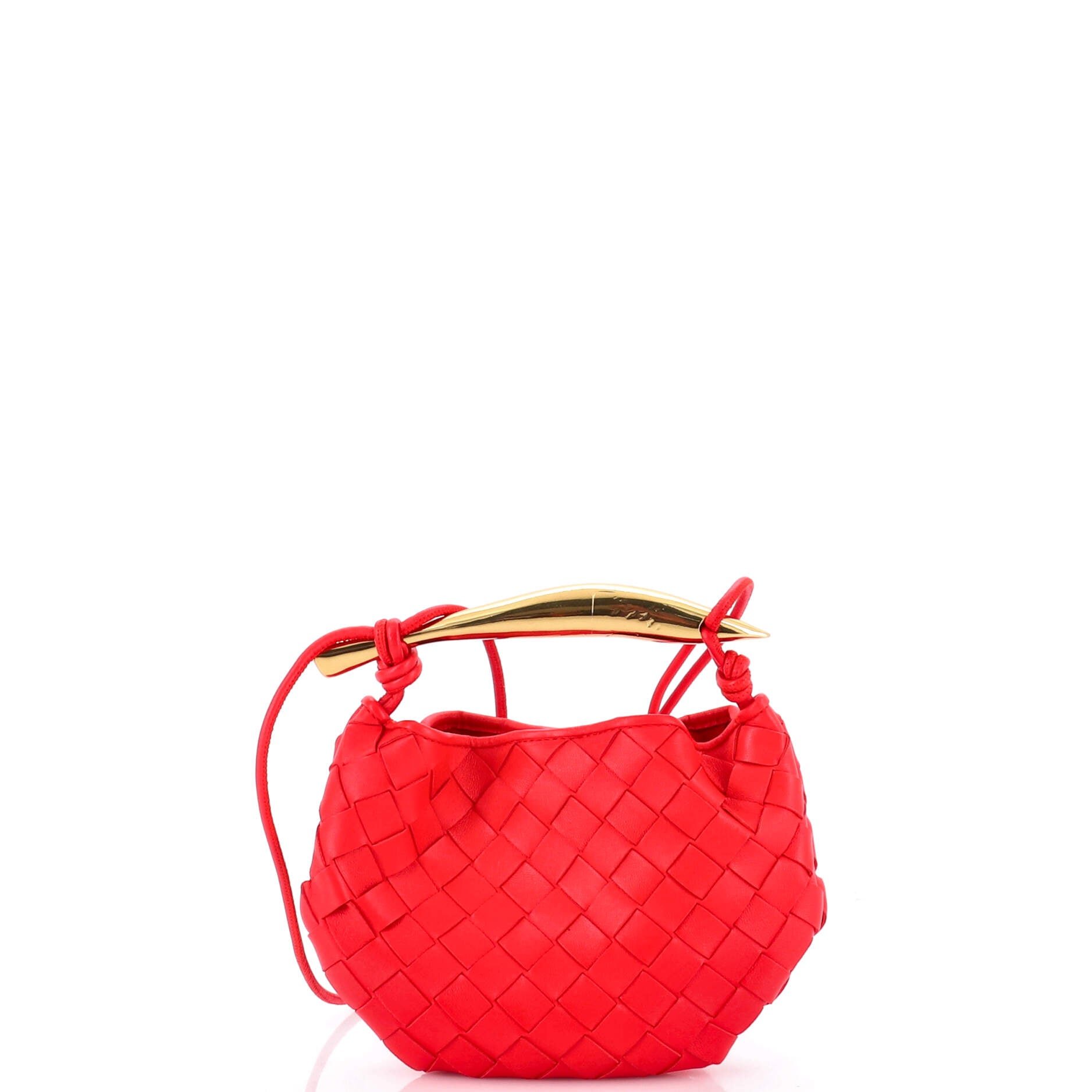 Sardine Top Handle Bag Intrecciato Nappa Mini