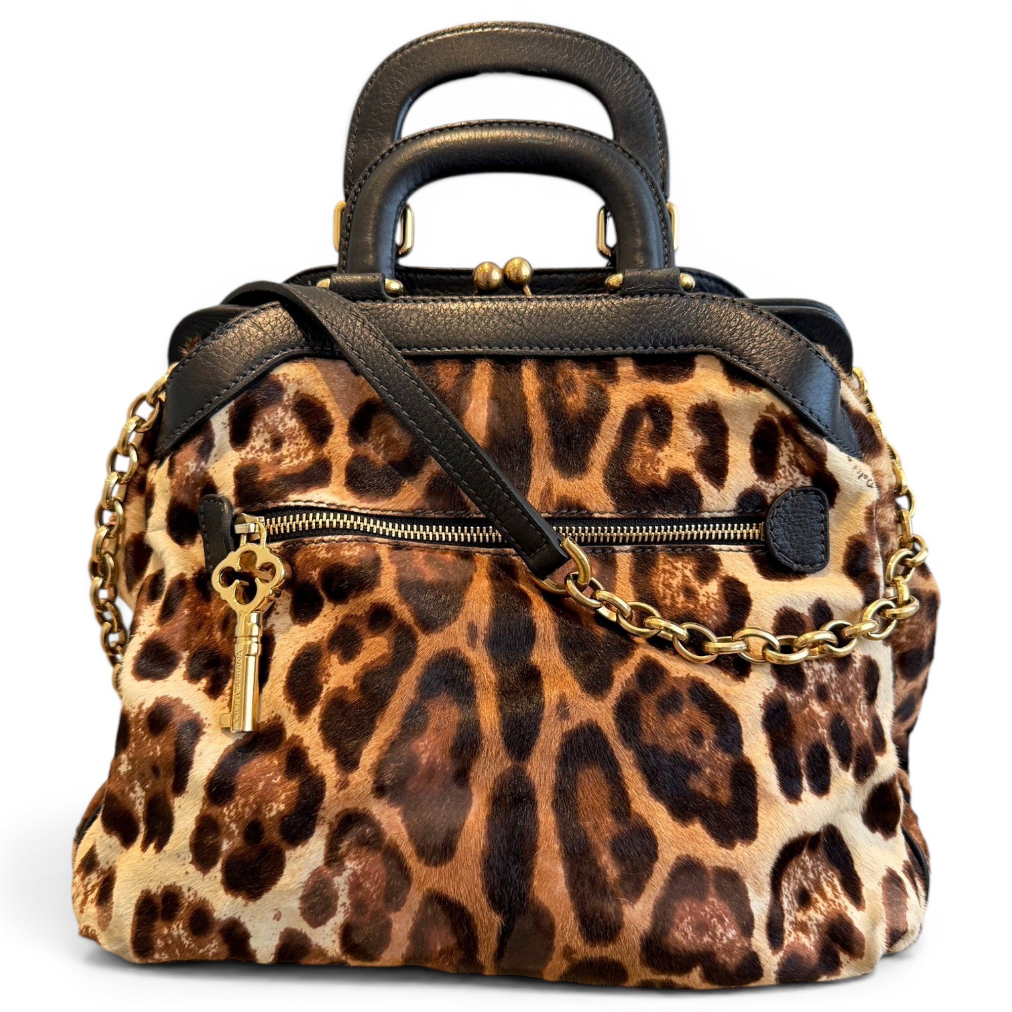 Pony-style calfskin satchel