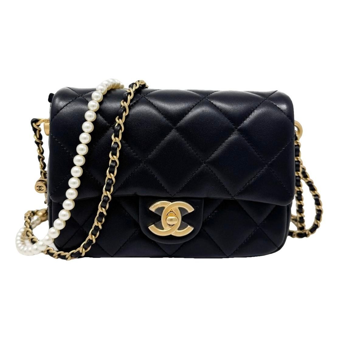Trendy CC Flap leather handbag