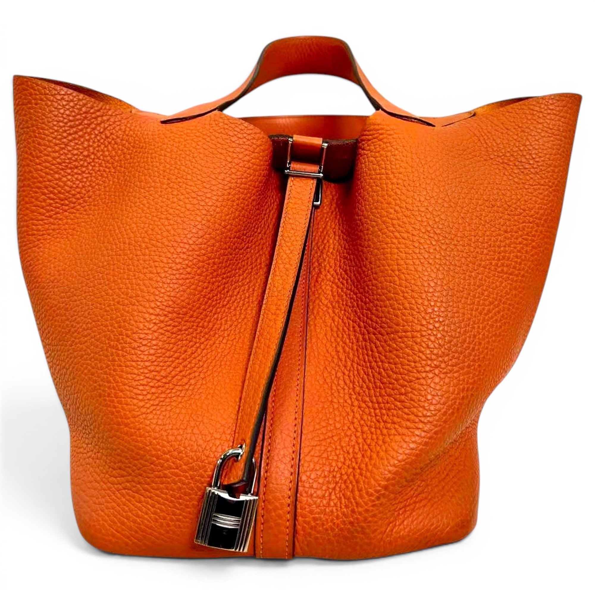 Picotin leather handbag