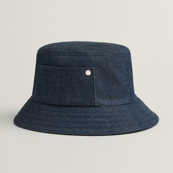 Indigo Helen Silky Bucket Hat