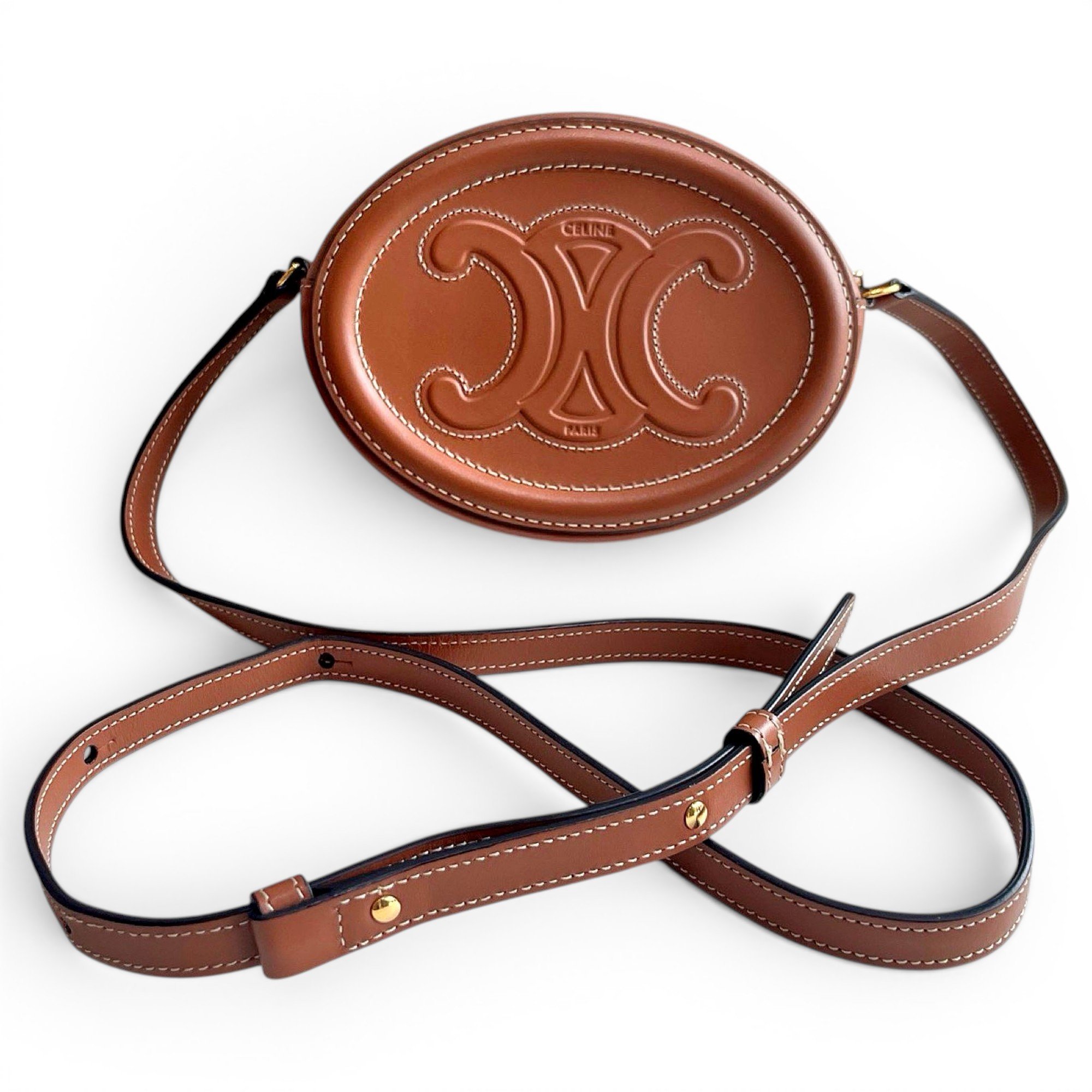 Leather crossbody bag