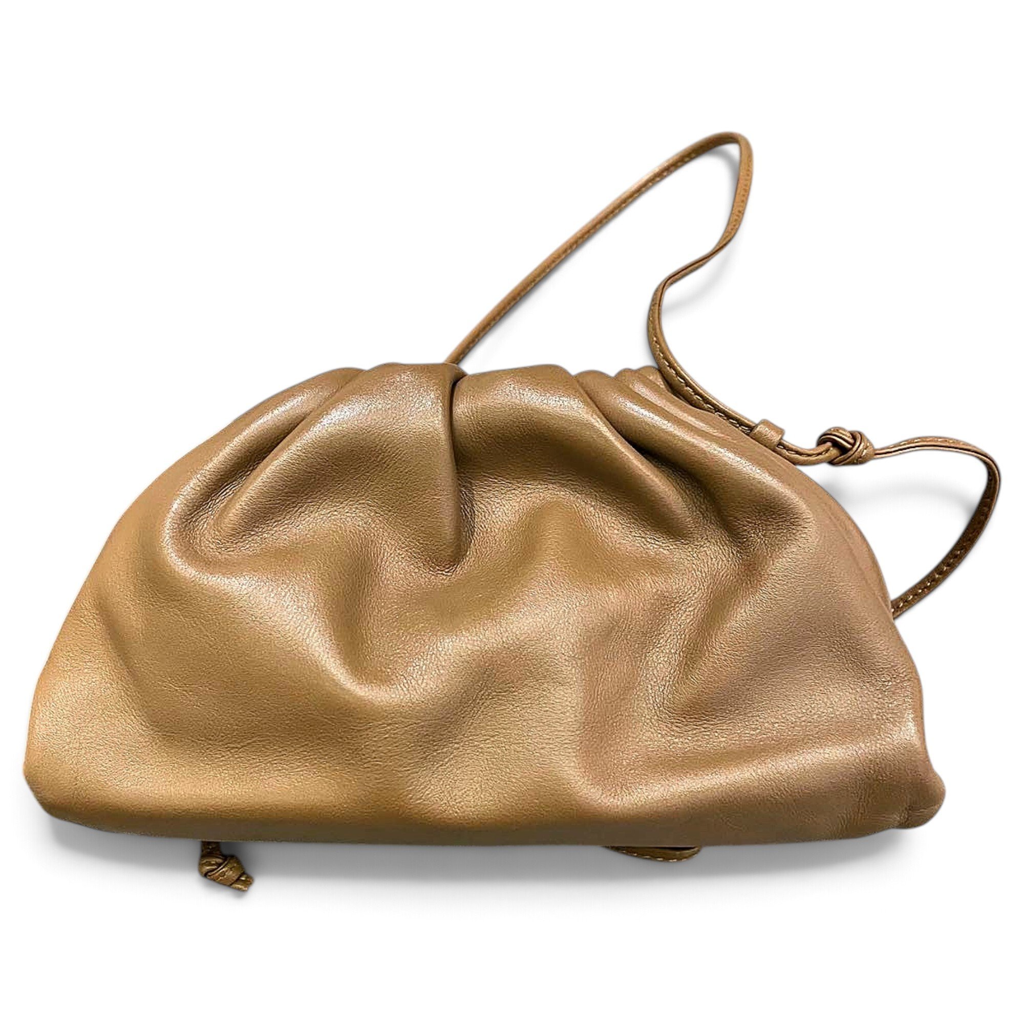 Pouch leather handbag