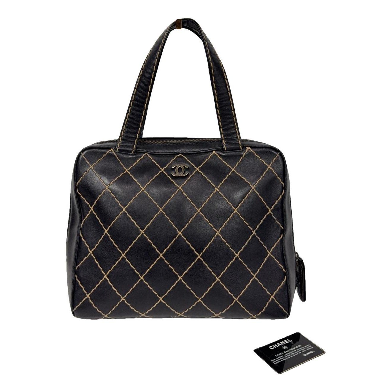 Leather handbag