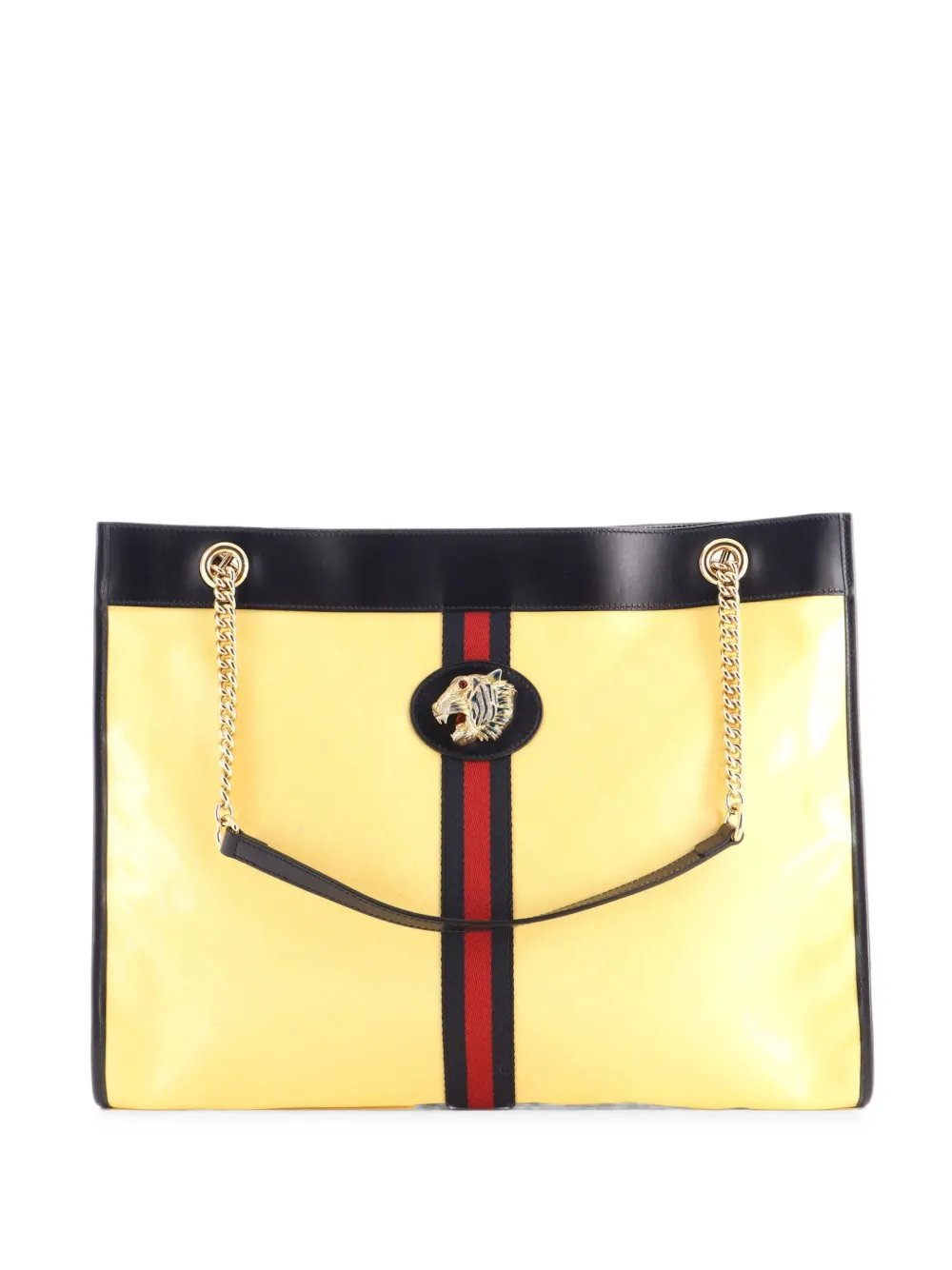 Rajah Chain GG Coated Canvas Large tote bag