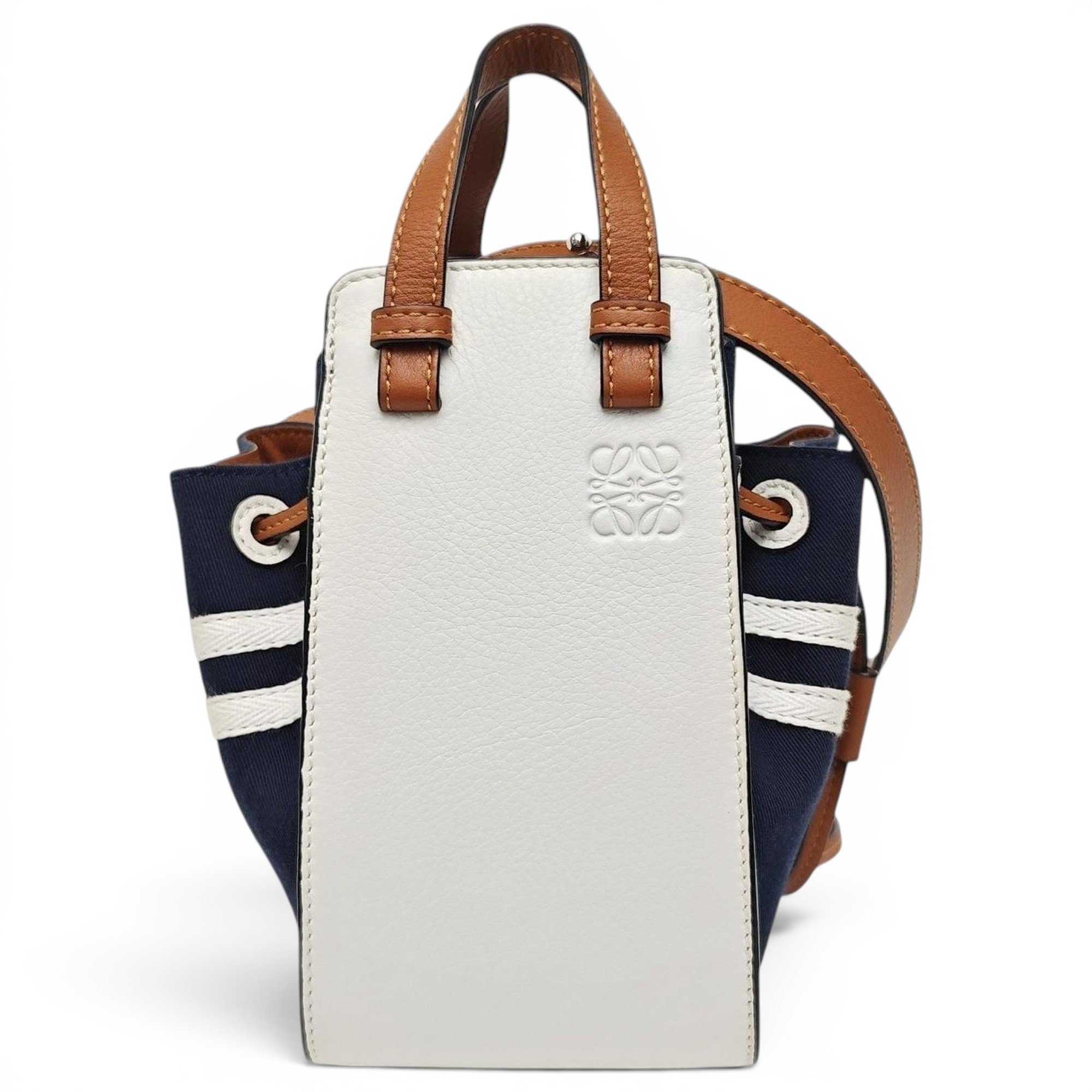Hammock leather handbag