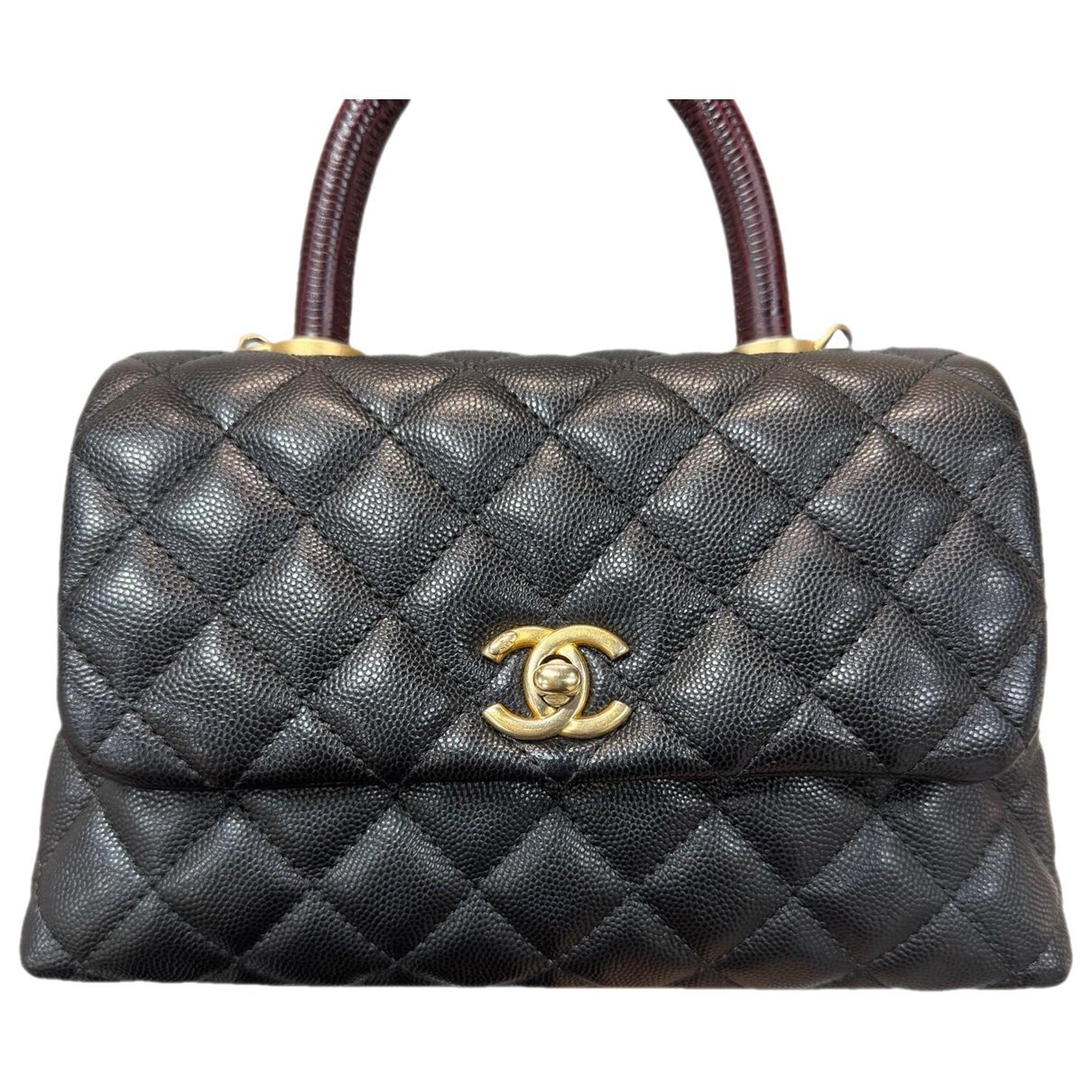 Coco Handle leather handbag