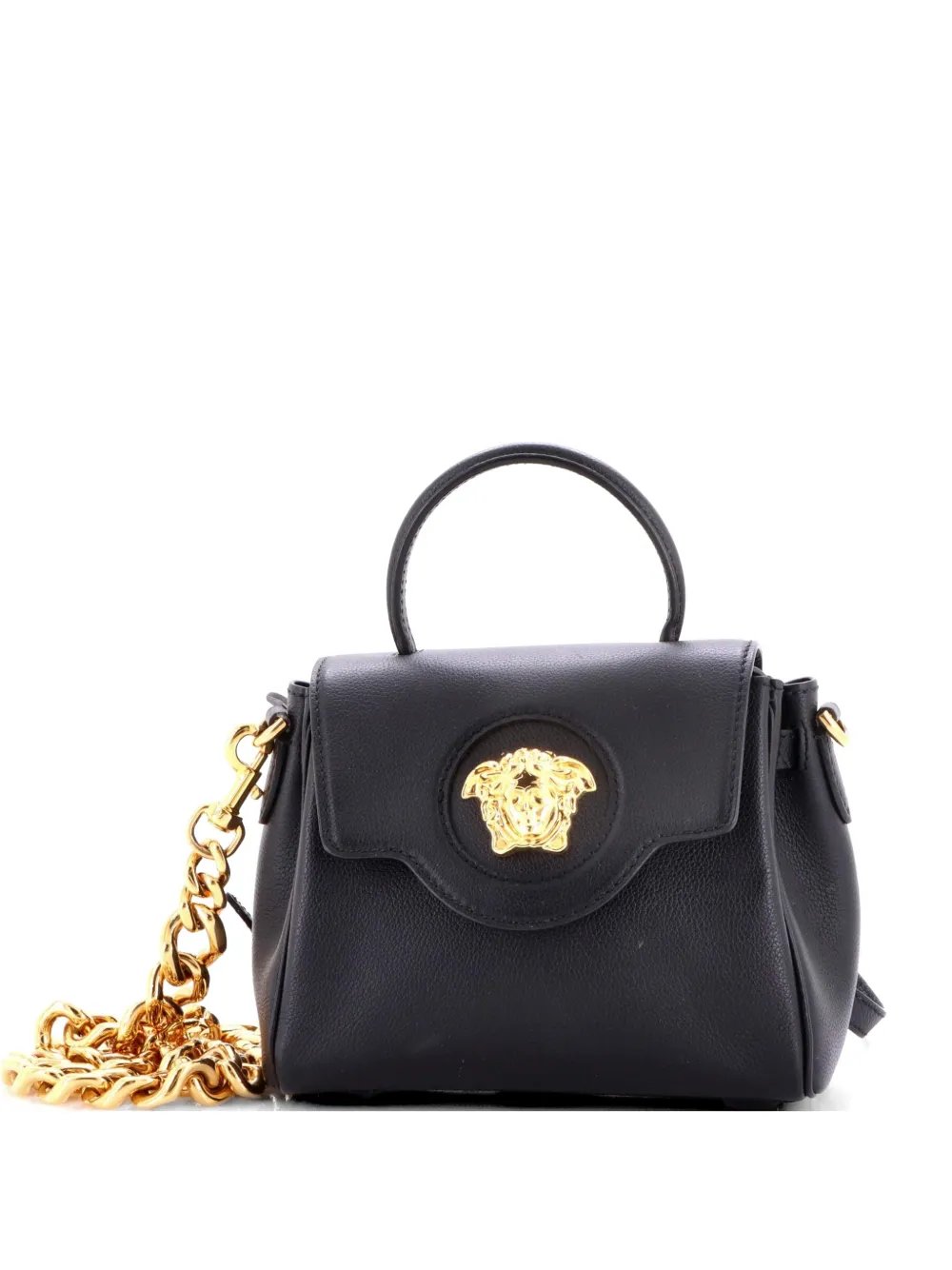 La Medusa Top Handle Bag Leather Small satchel