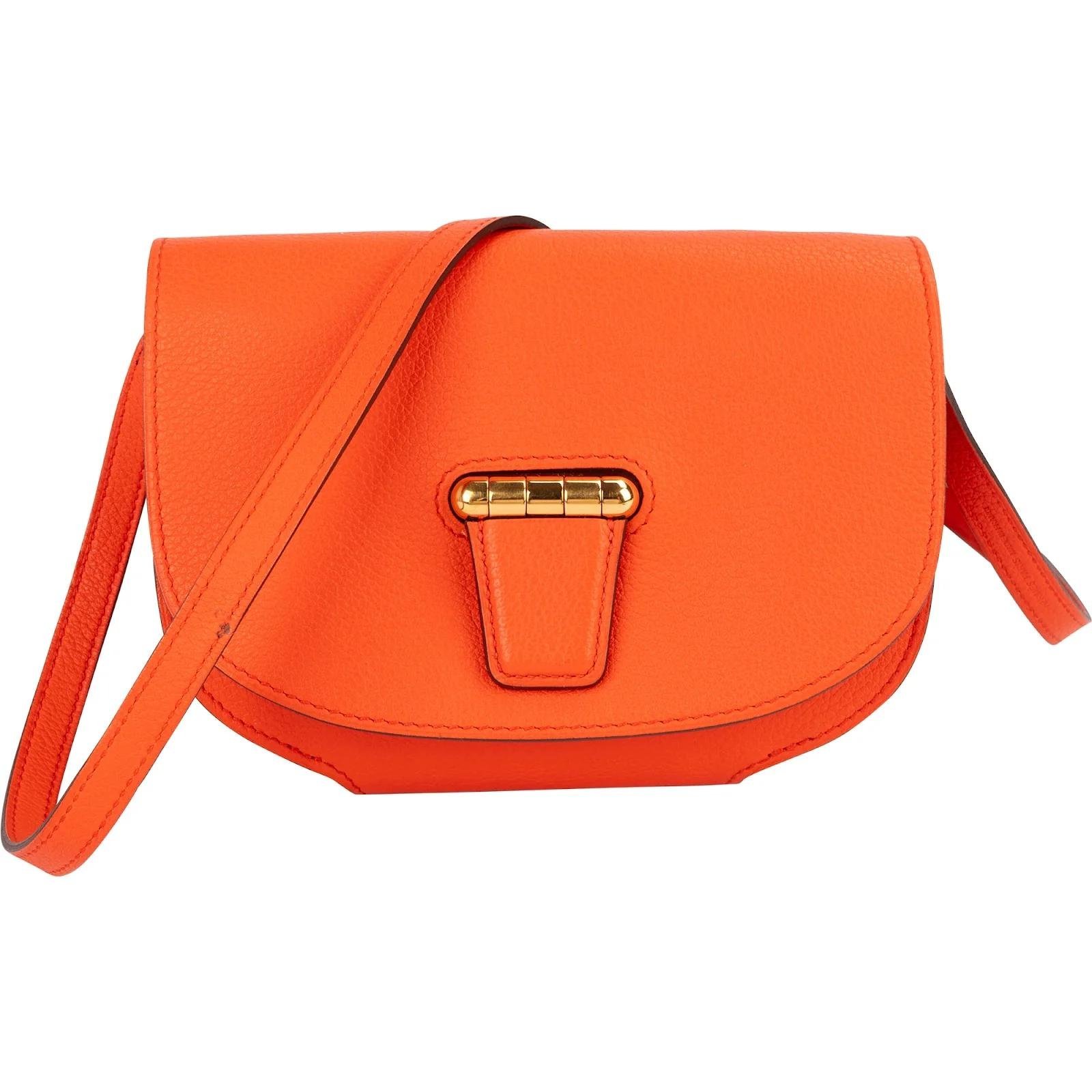 Convoyeur leather crossbody bag